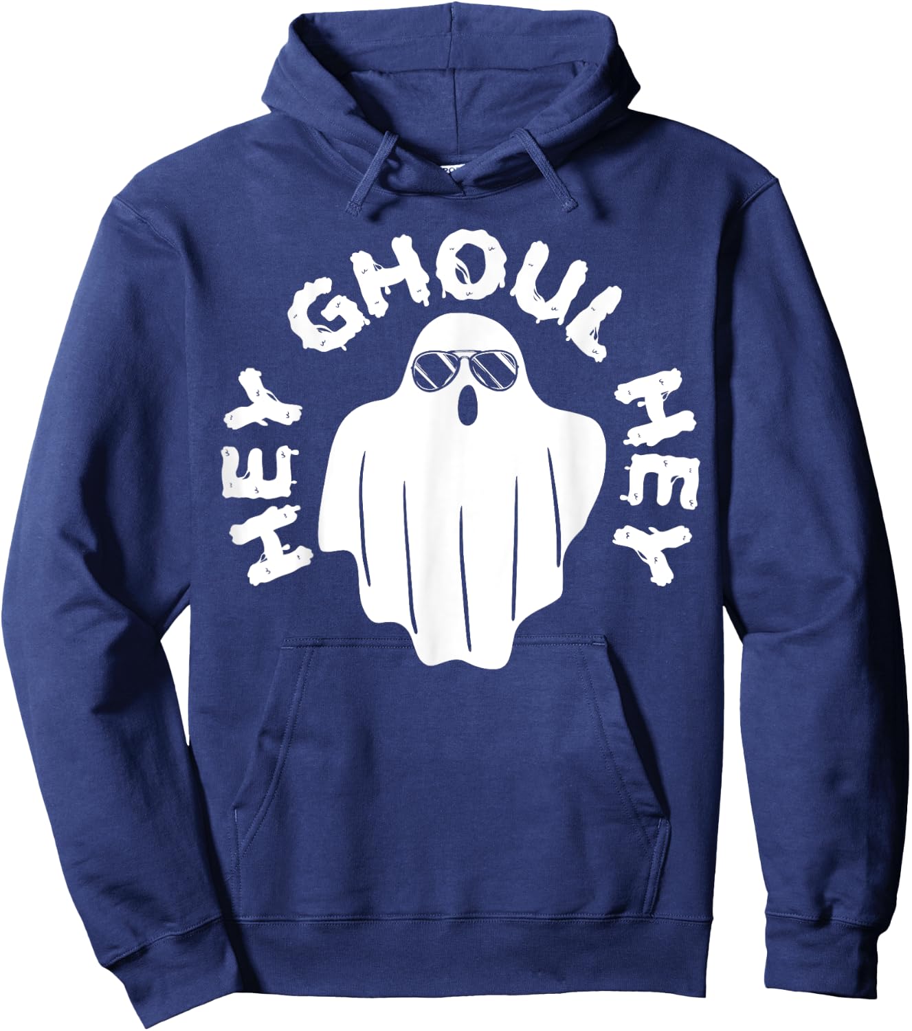 Hey Ghoul Hey Funny Halloween Boo Spooky Trick Or Treat Hoodie - Hoodie | Navy