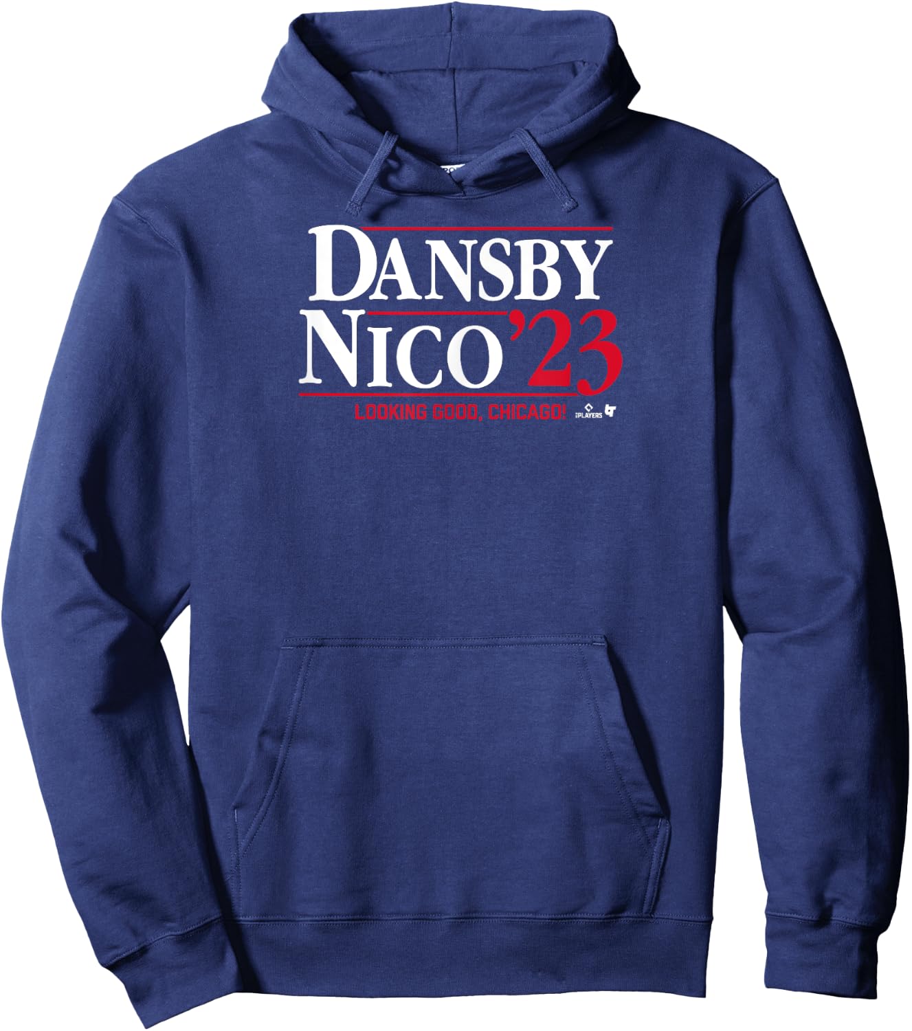 Dansby Swanson and Nico Hoerner - Chicago Baseball Hoodie - Hoodie | Navy