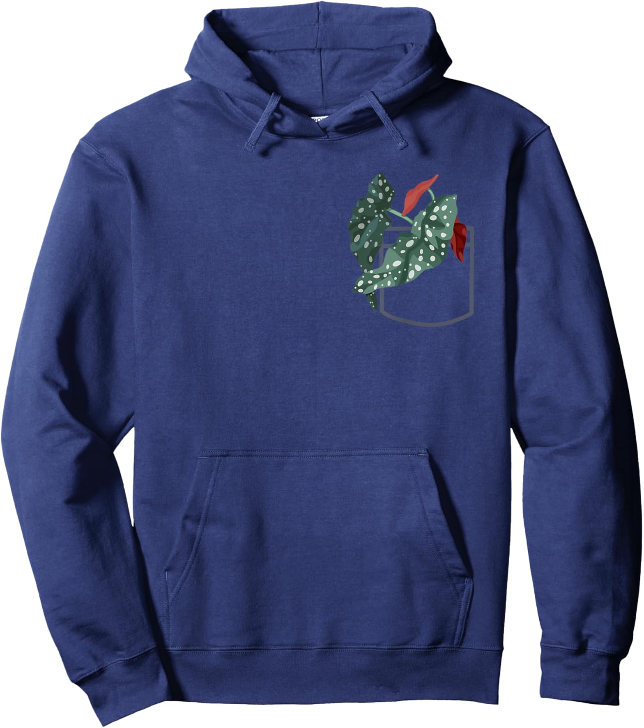 Plant Mom Plant Dad, Grow Angel Wing Begonia, Urban Gardener Hoodie - Hoodie | Navy
