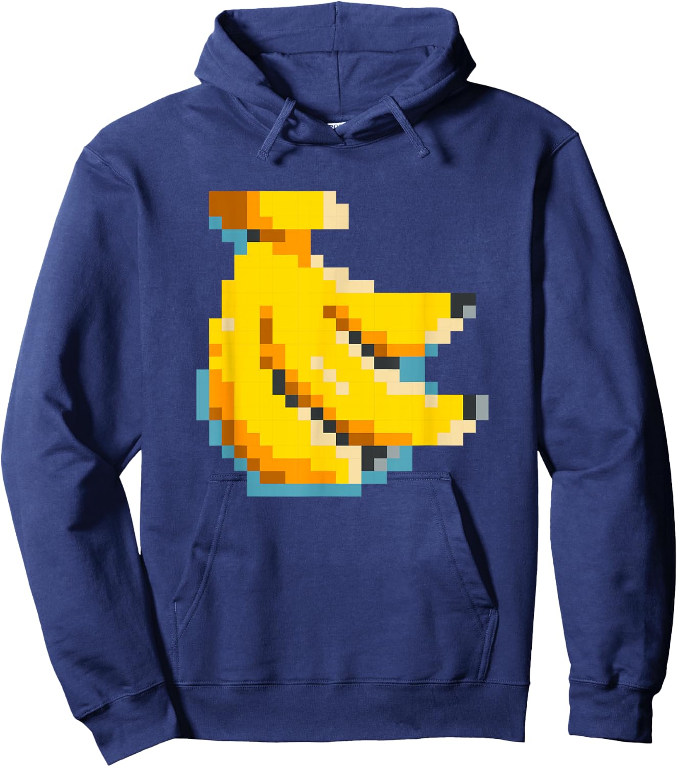 Pixel Banana 80s Video Game Halloween Costume Easy Group Hoodie - Hoodie | Navy