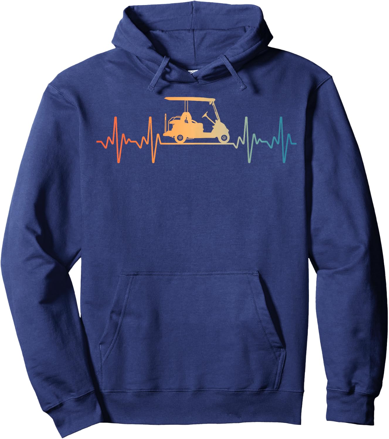 Cool Golf Cart Art Women Golfer Golf Lover & Players Hoodie - Hoodie | Navy