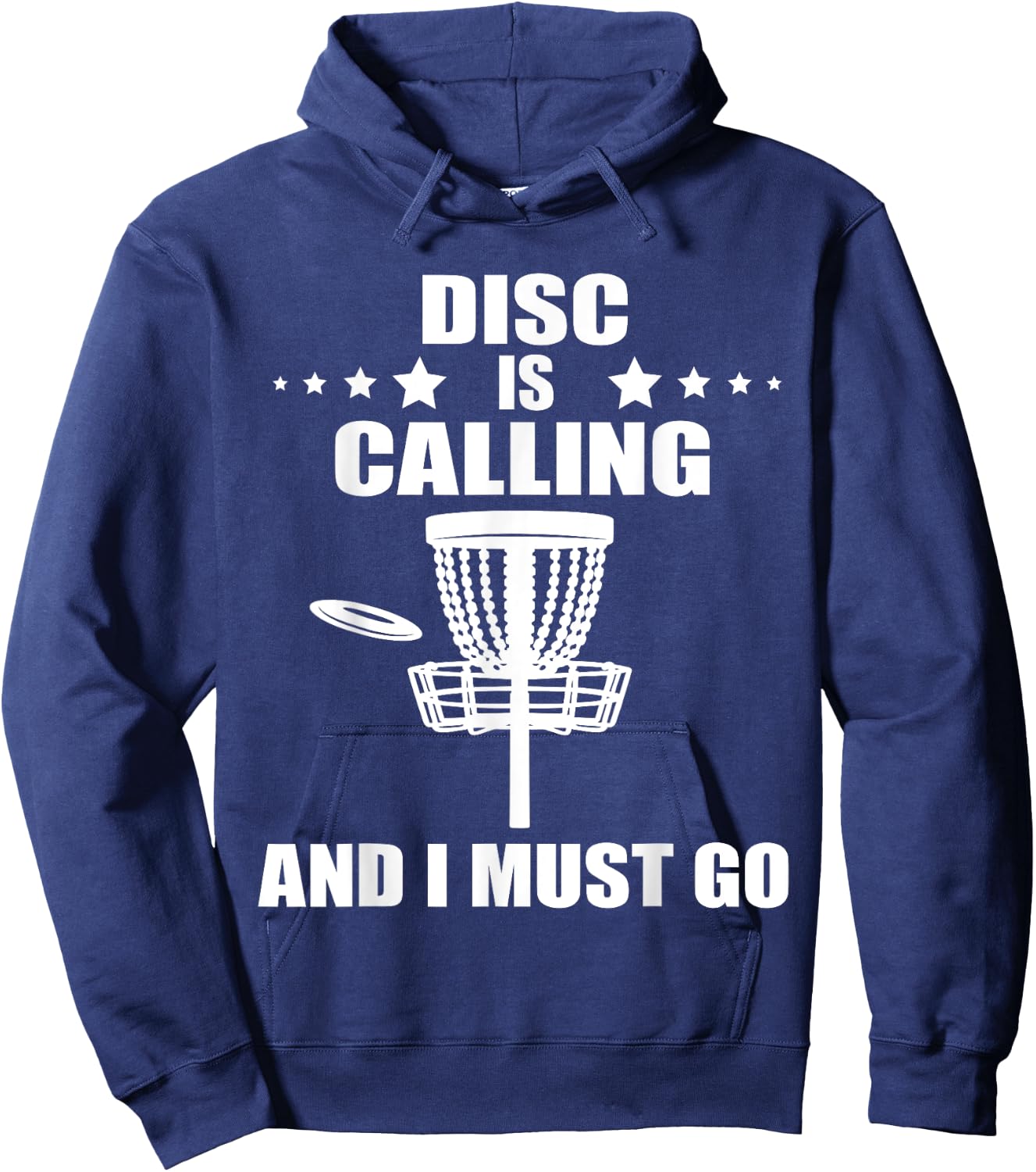 Disc Is Calling Frolf Flying Disc Golf Player Disc Golf Hoodie - Hoodie | Navy