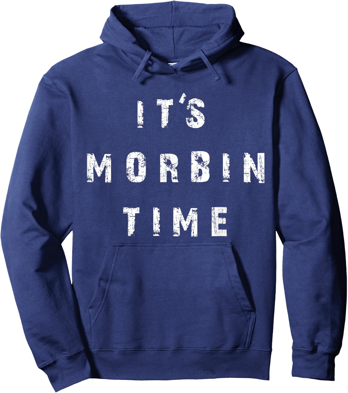 It's Morbin Time Meme Hoodie - Hoodie | Navy