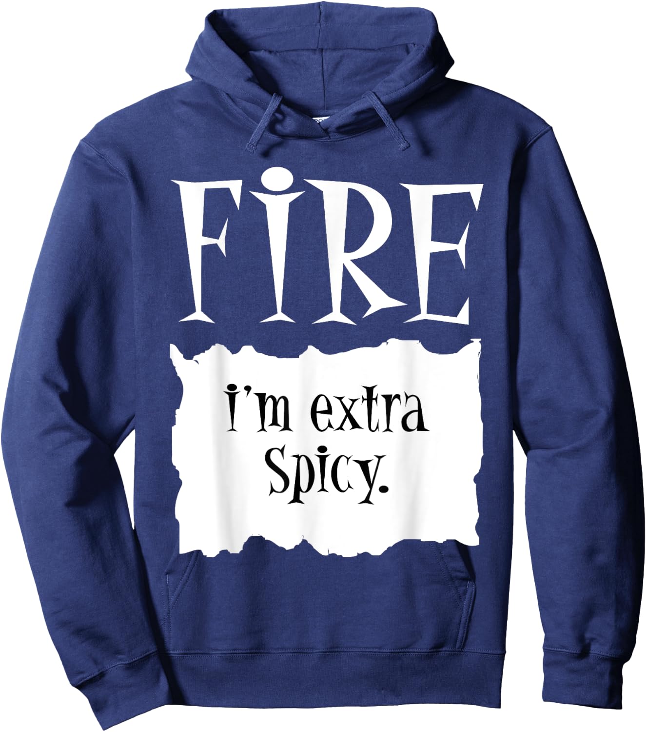 FIRE - Hot Packet Halloween Taco Costume DIY Halloween Hoodie - Hoodie | Navy