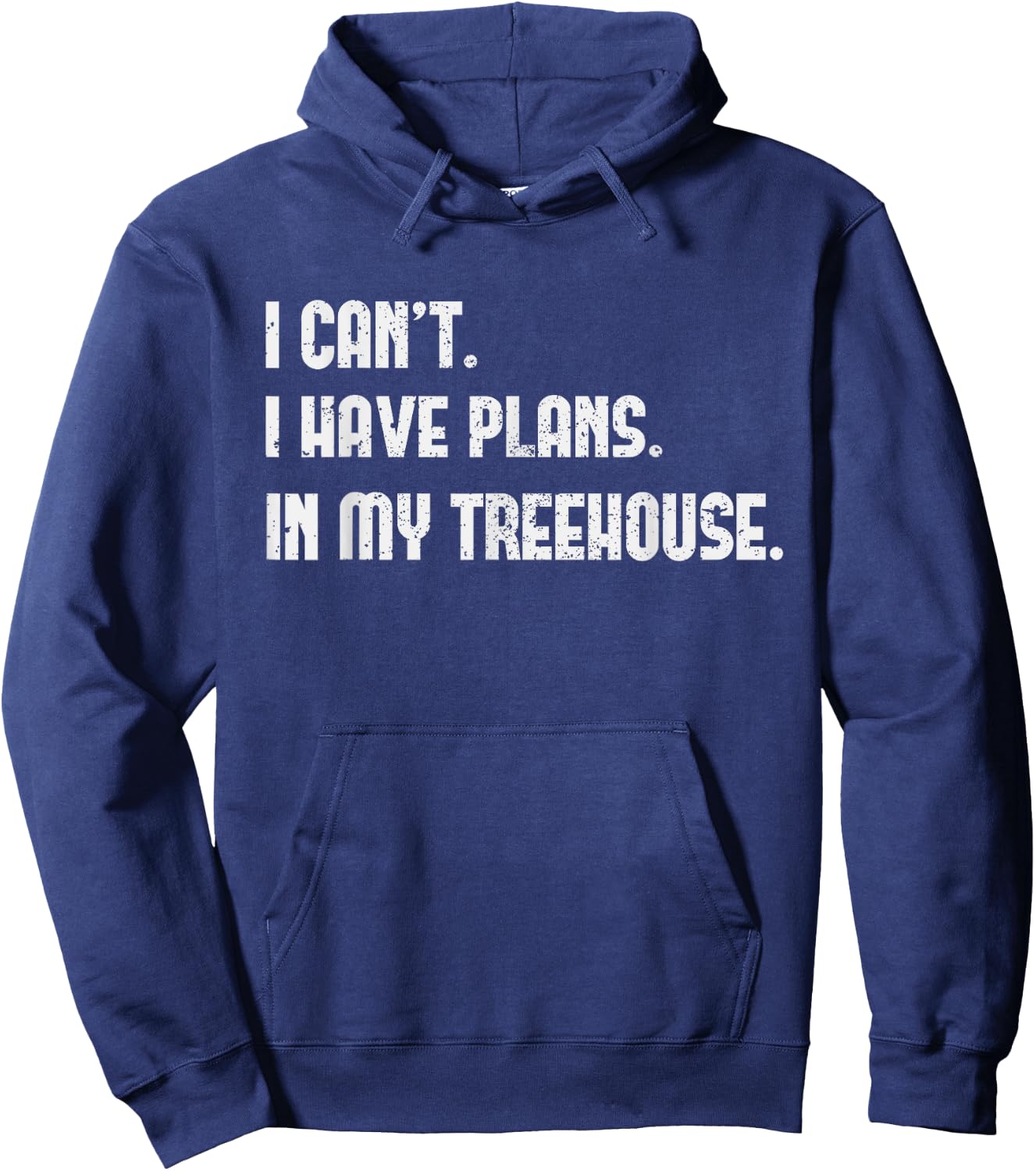 Funny Treehouse Lover Kids Girls Boys Outdoor Nature Hoodie - Hoodie | Navy