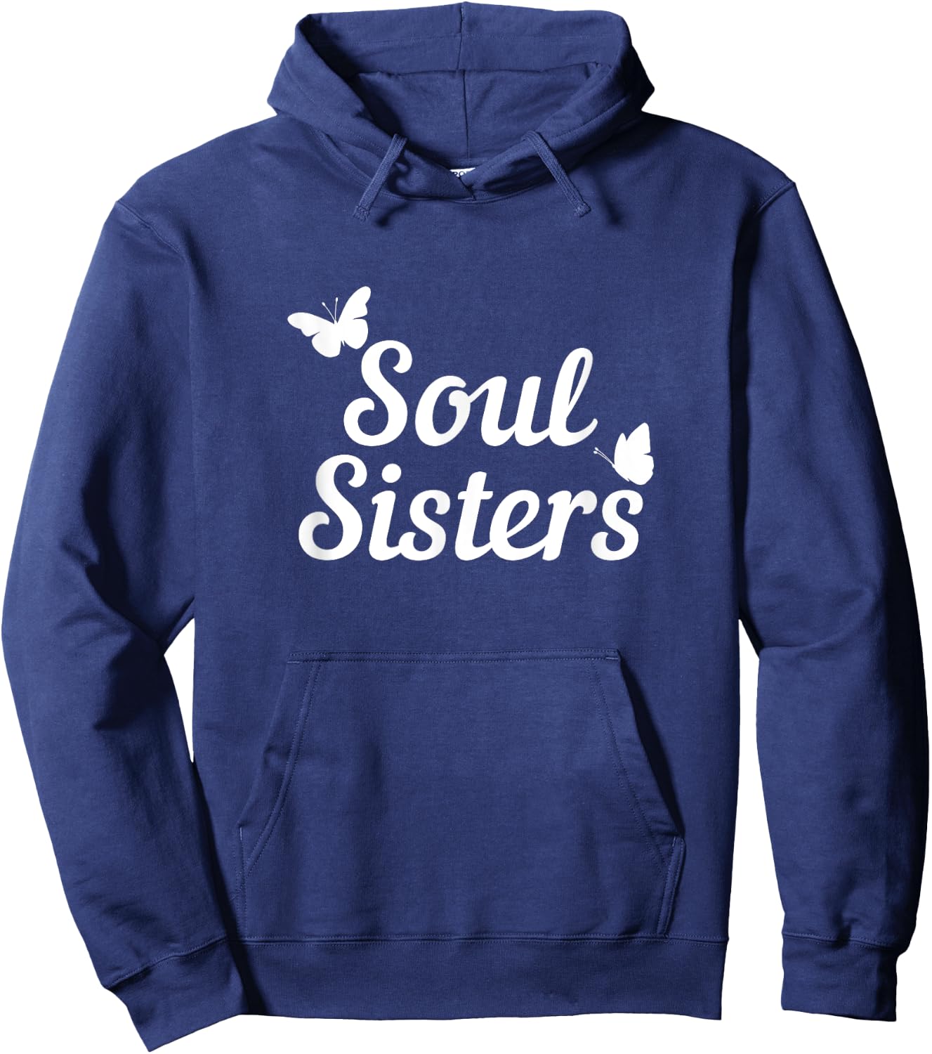 Siblings Lifestyle Kids Butterfly Print , Black, Small Hoodie - Hoodie | Navy