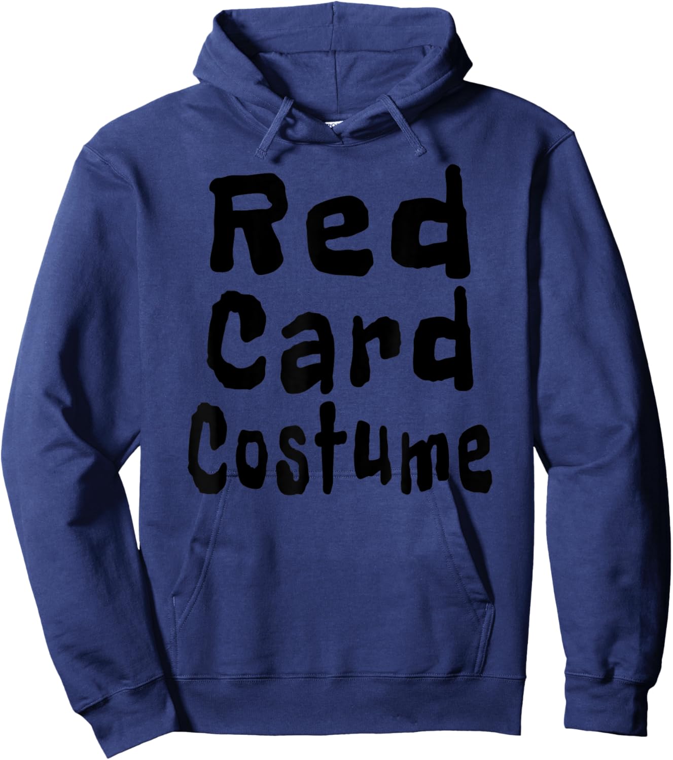 Red Card Costume Football Soccer Funny Hoodie - Hoodie | Navy