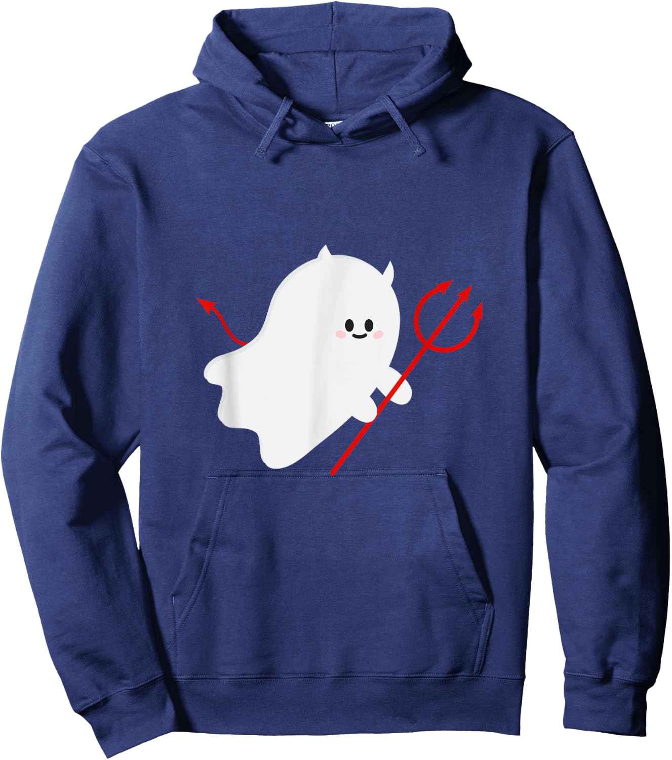 Cute Ghost Devil Halloween Costume Hoodie - Hoodie | Navy