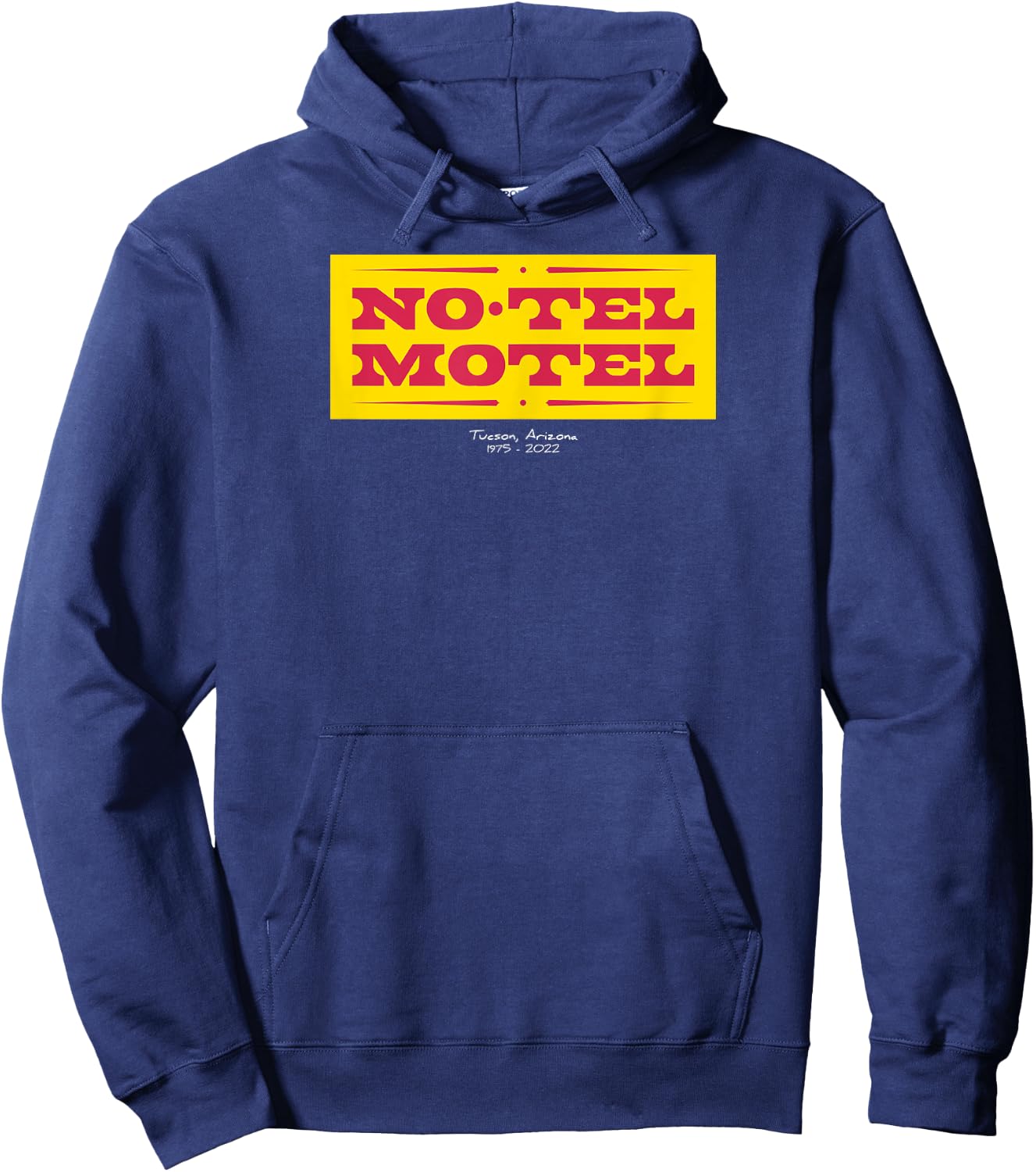 No-Tel Motel - Tucson, AZ Hoodie - Hoodie | Navy
