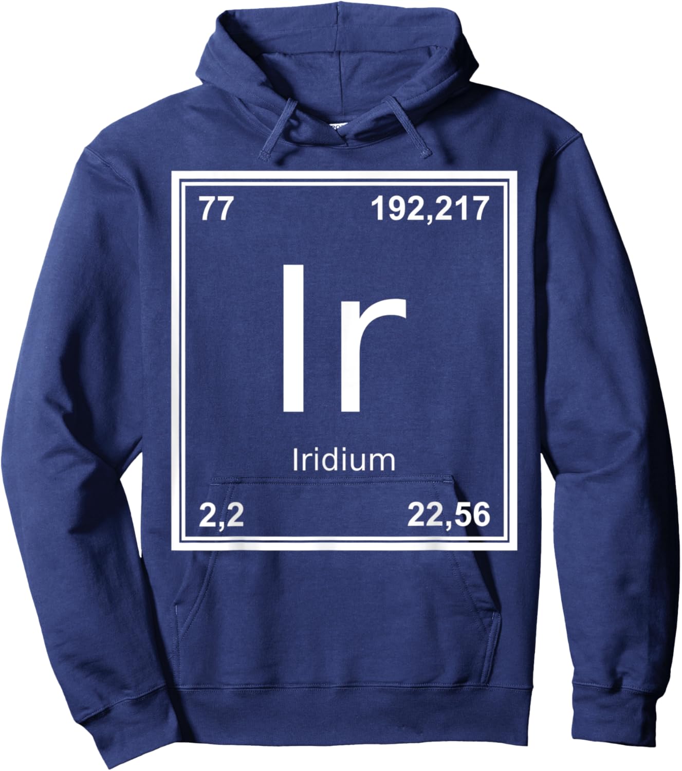 Iridium Symbol Costume Hoodie - Hoodie | Navy