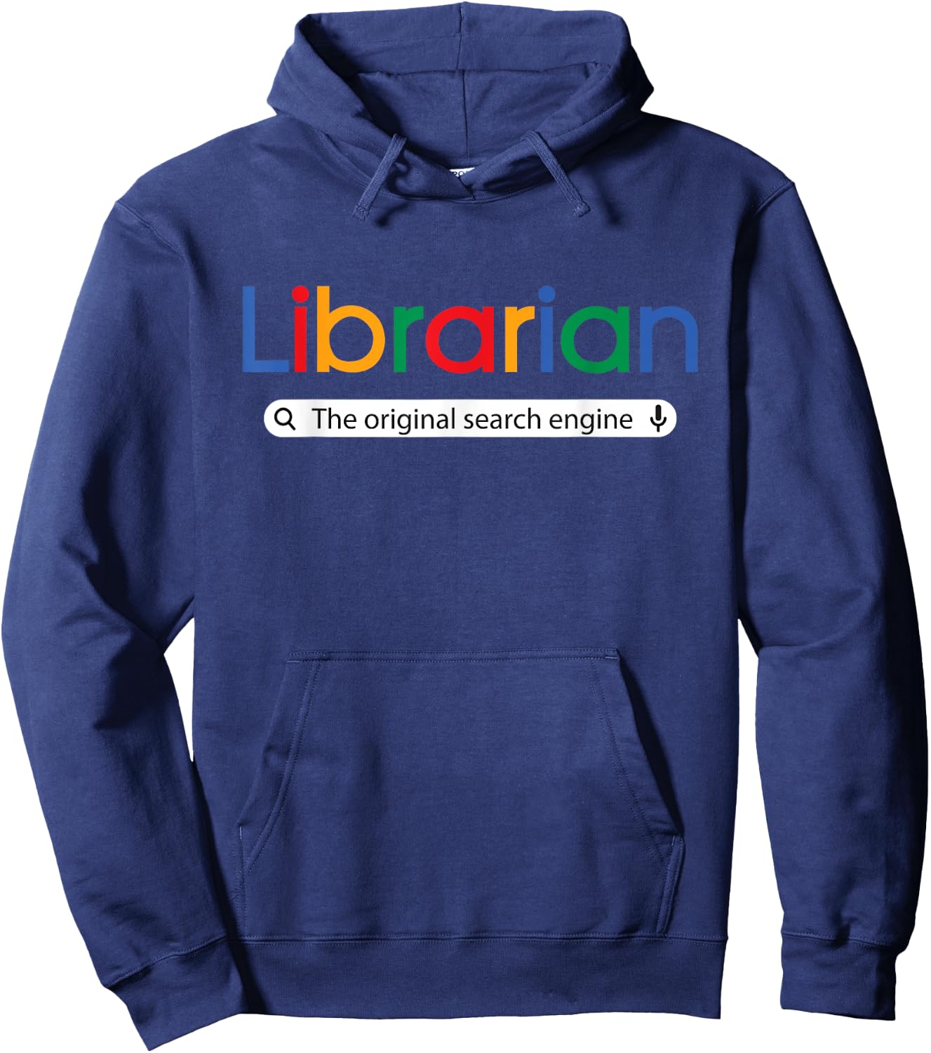 The Original Search Engine - School Librarian Library Books Hoodie - Hoodie | Navy