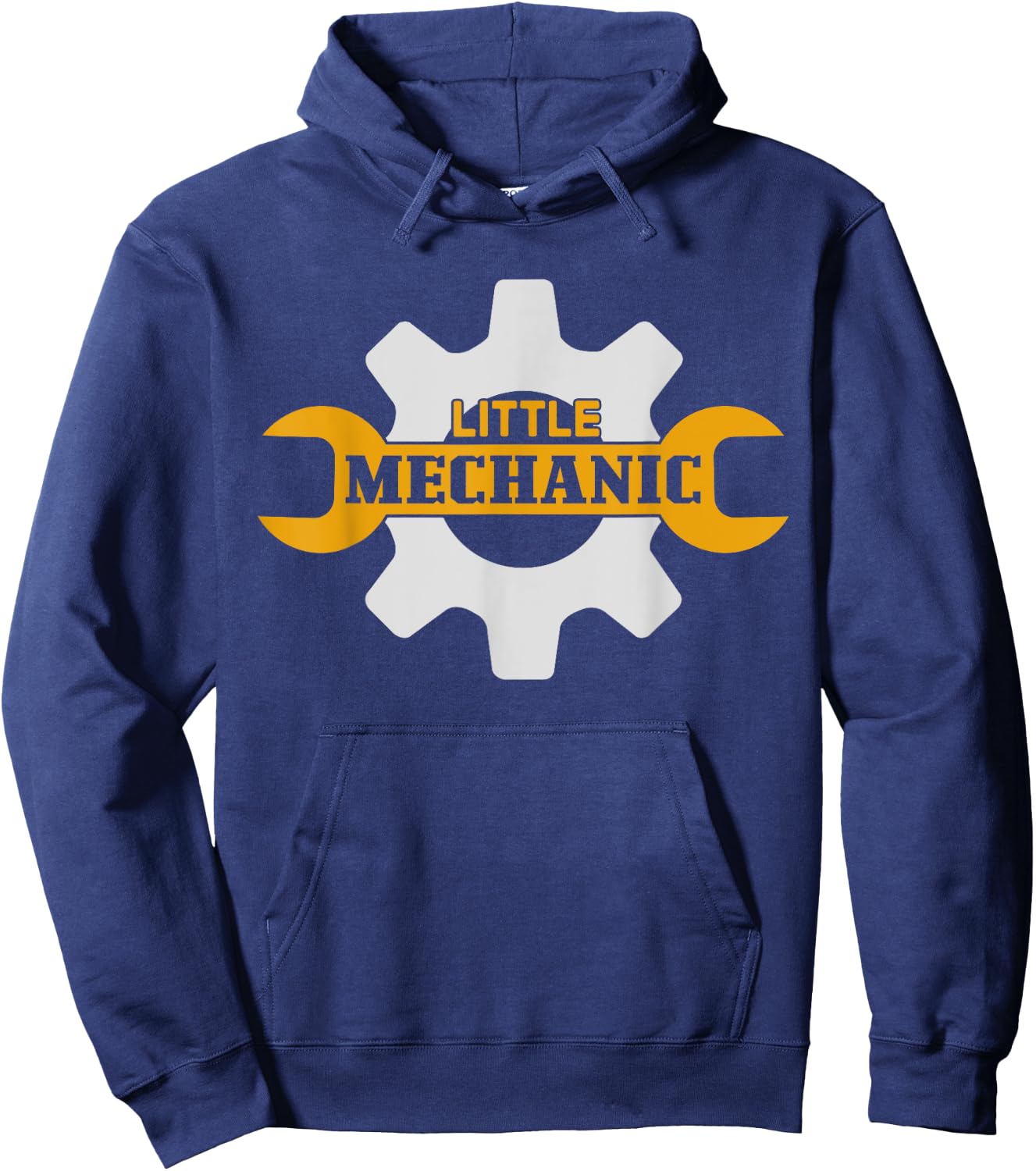 Little Mechanic Kid's Crafting Outfits Black Mechanic Boy Hoodie - Hoodie | Navy