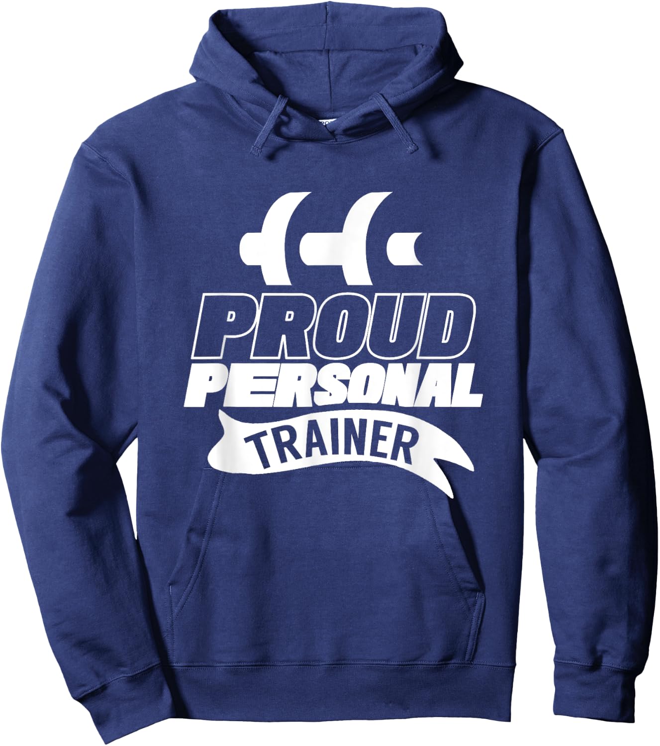 Proud Personal Trainer Instructor Fitness Coach Workout Hoodie - Hoodie | Navy