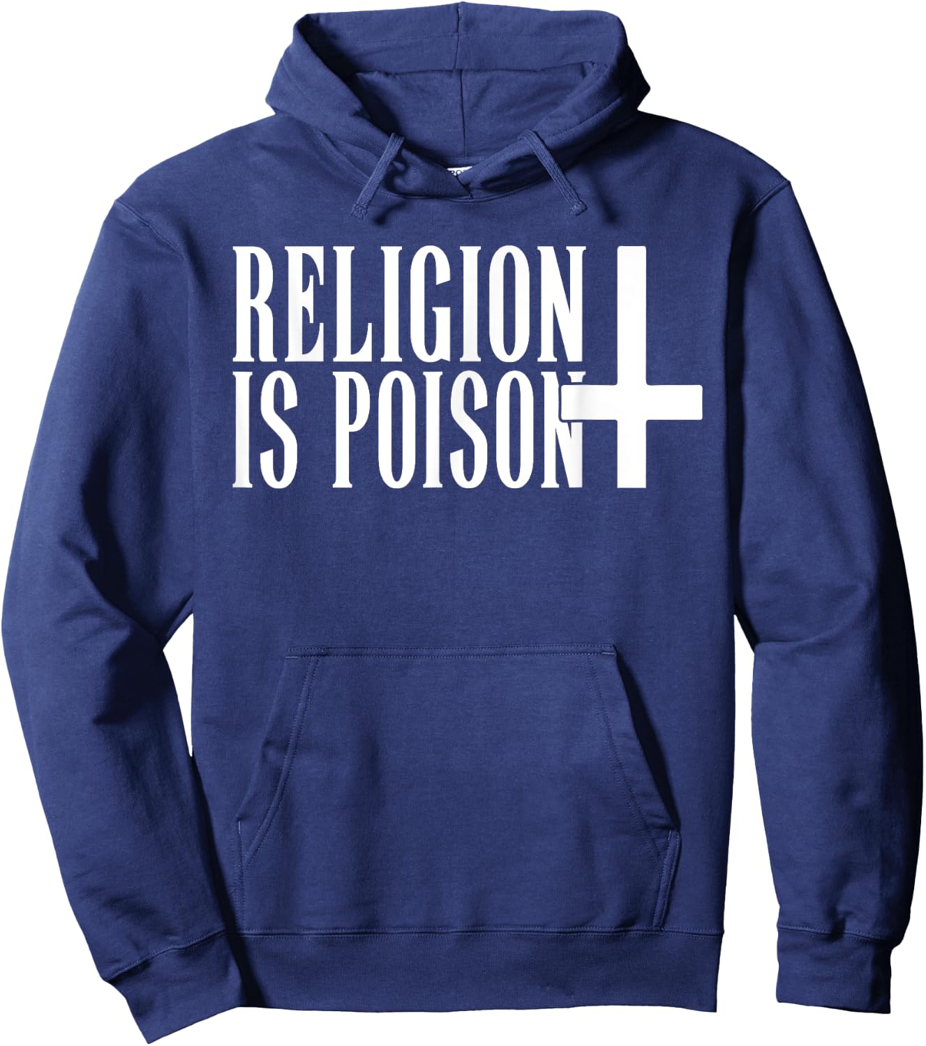 Funny Antichrist Satanism Satanic Occult Satan Atheist Satan Hoodie - Hoodie | Navy