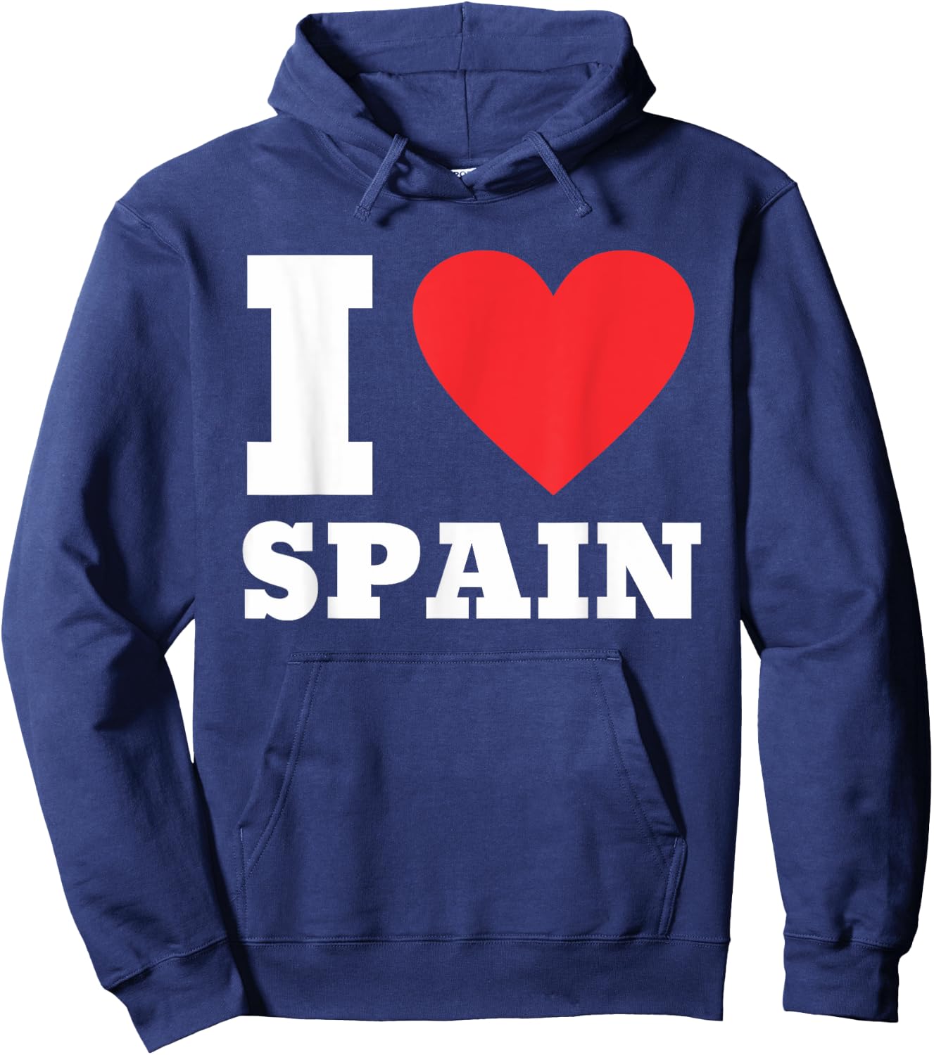 I Love Spain I Heart Spain Family Travel Spain Hoodie - Hoodie | Navy