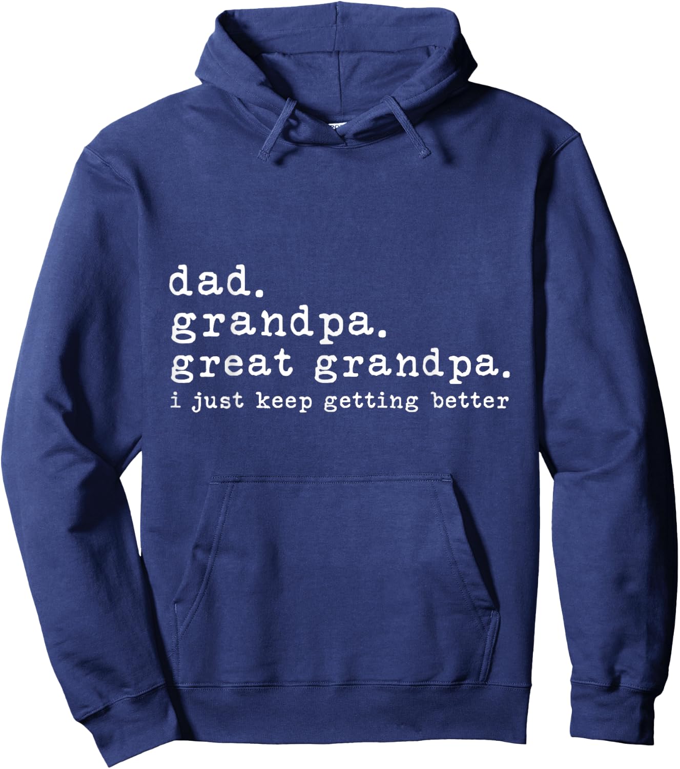 Dad Grandpa Great Grandpa Funny fathers day Great Grandpa Hoodie - Hoodie | Navy