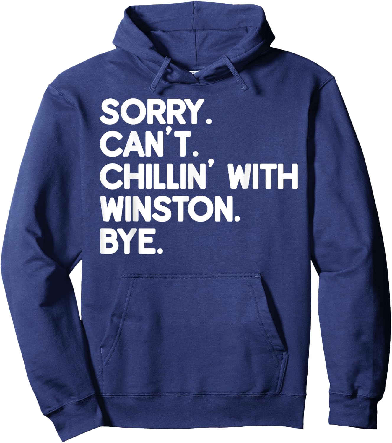WINSTON First Name Funny Personalized Named Friend Of Hoodie - Hoodie | Navy
