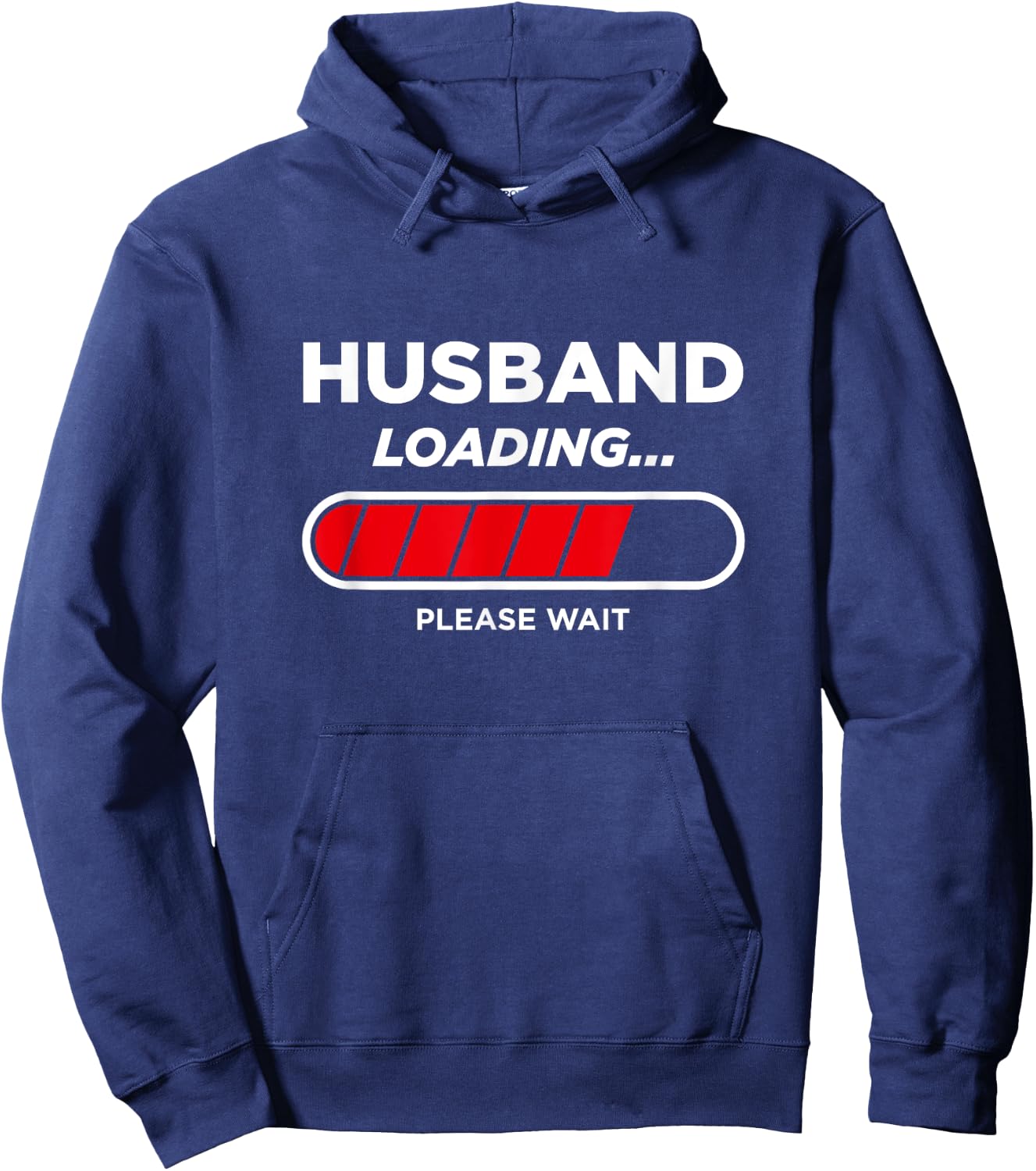 Husband Loading Hoodie - Hoodie | Navy