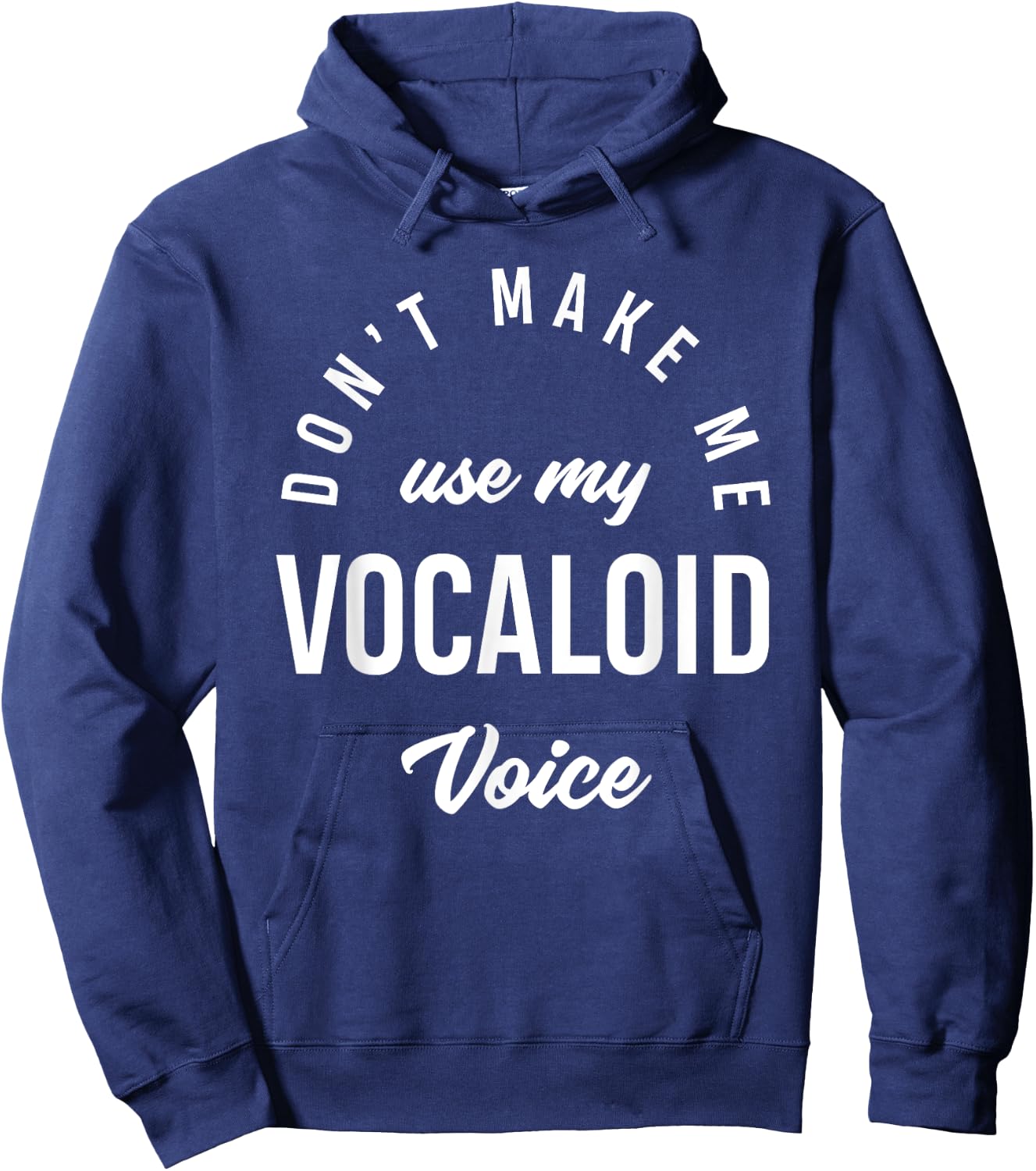 Vocaloid Voice Vocal Music Teacher Singer Funny Singing Hoodie - Hoodie | Navy