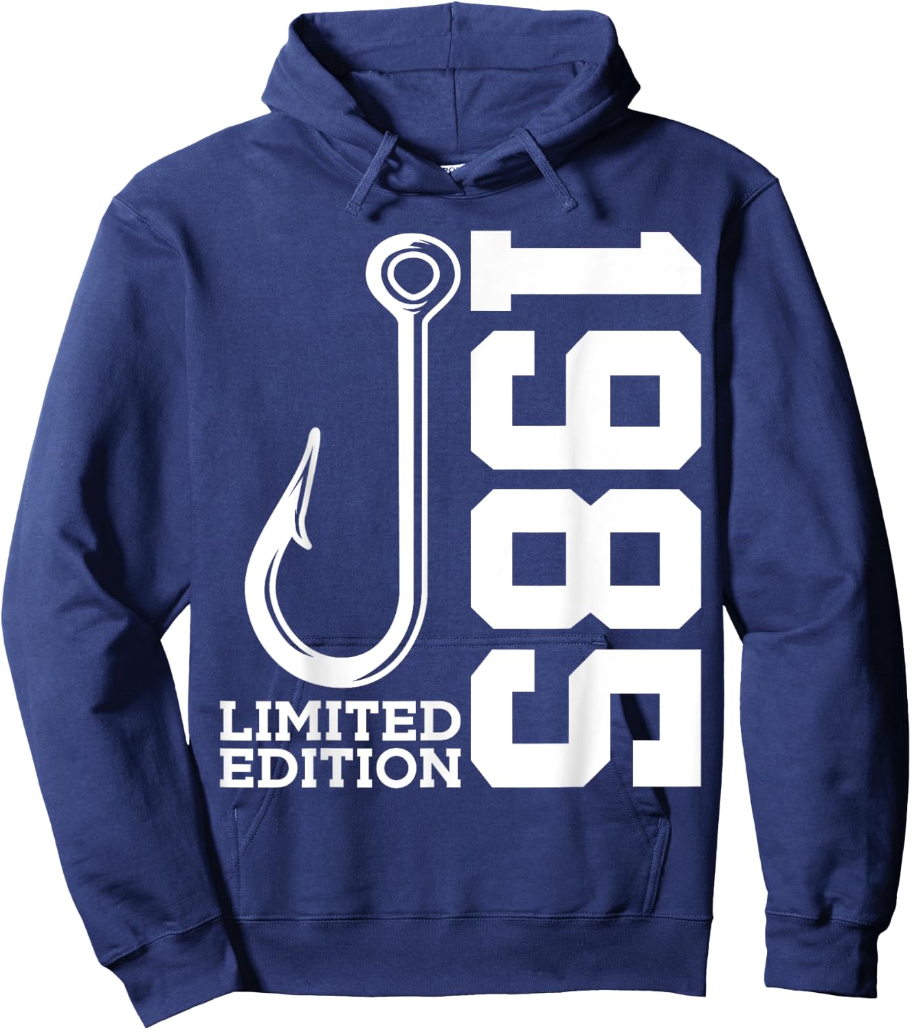 Angler 40th Birthday Fishing Limited Edition 1985 Hoodie - Hoodie | Navy