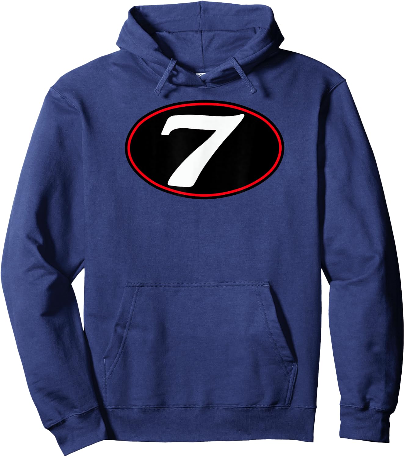 MG V7 Cafe Racer Italian Motorcycle #7 Oval Logo (Black) Hoodie - Hoodie | Navy
