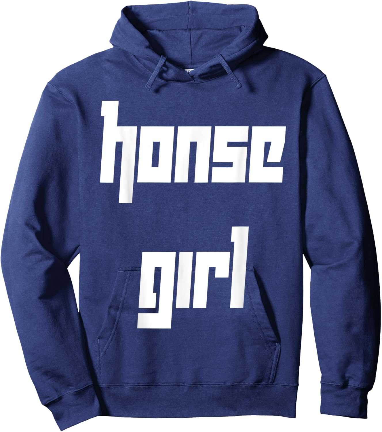 Honse Meme, Honse Girl, Funny, Horse Hoodie - Hoodie | Navy