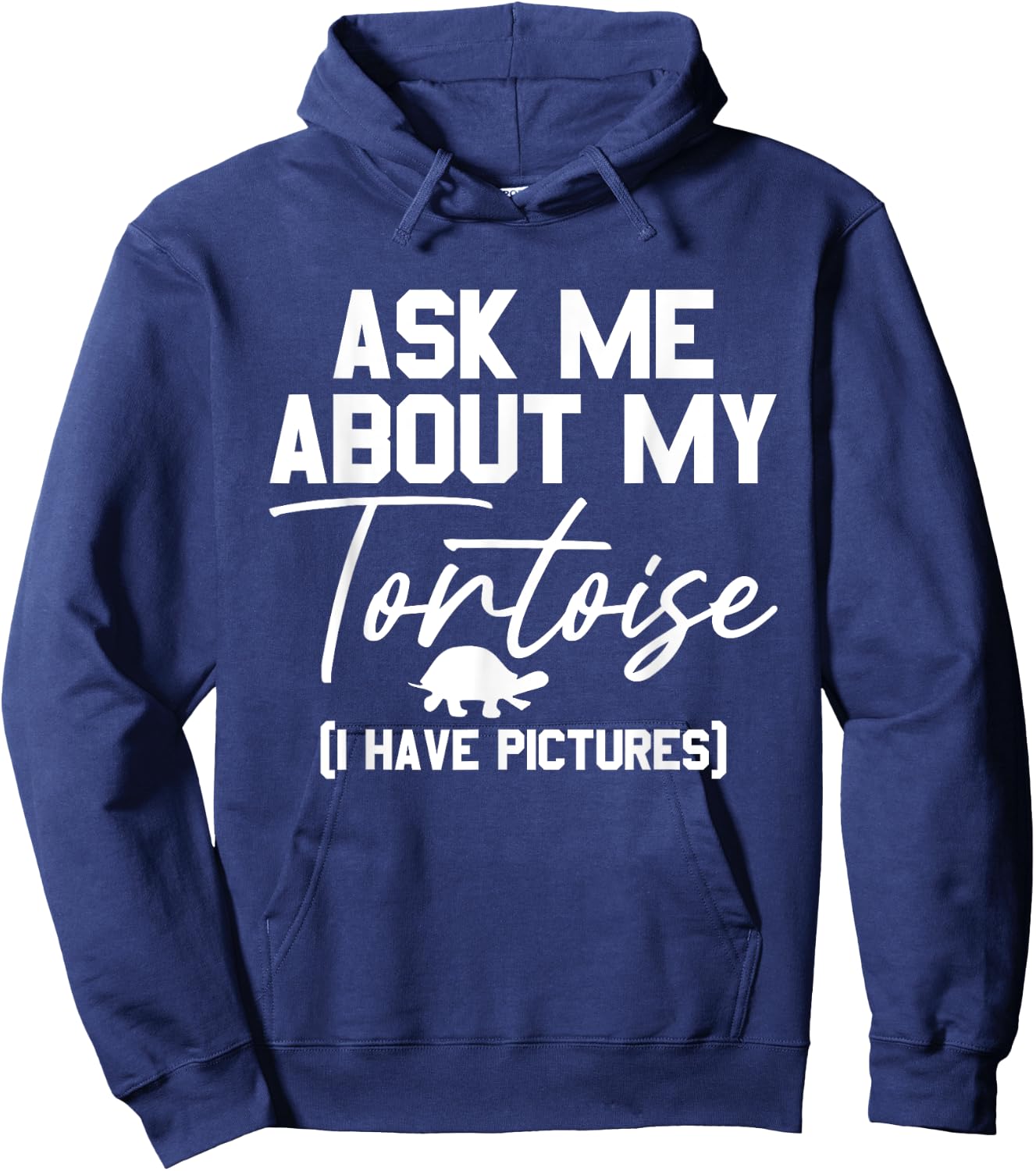 Ask Me About My Tortoise Reptile Tortoise Turtle Lover Hoodie - Hoodie | Navy