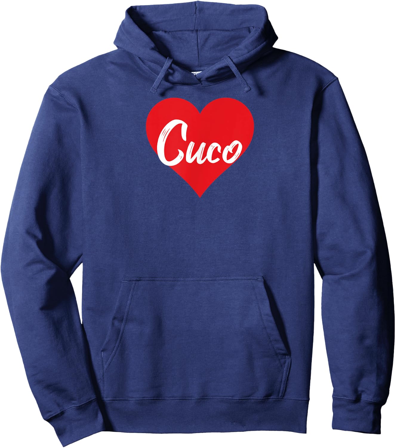 Amo a Cuco Primer Nombre Yo Corazón Hoodie - Hoodie | Navy