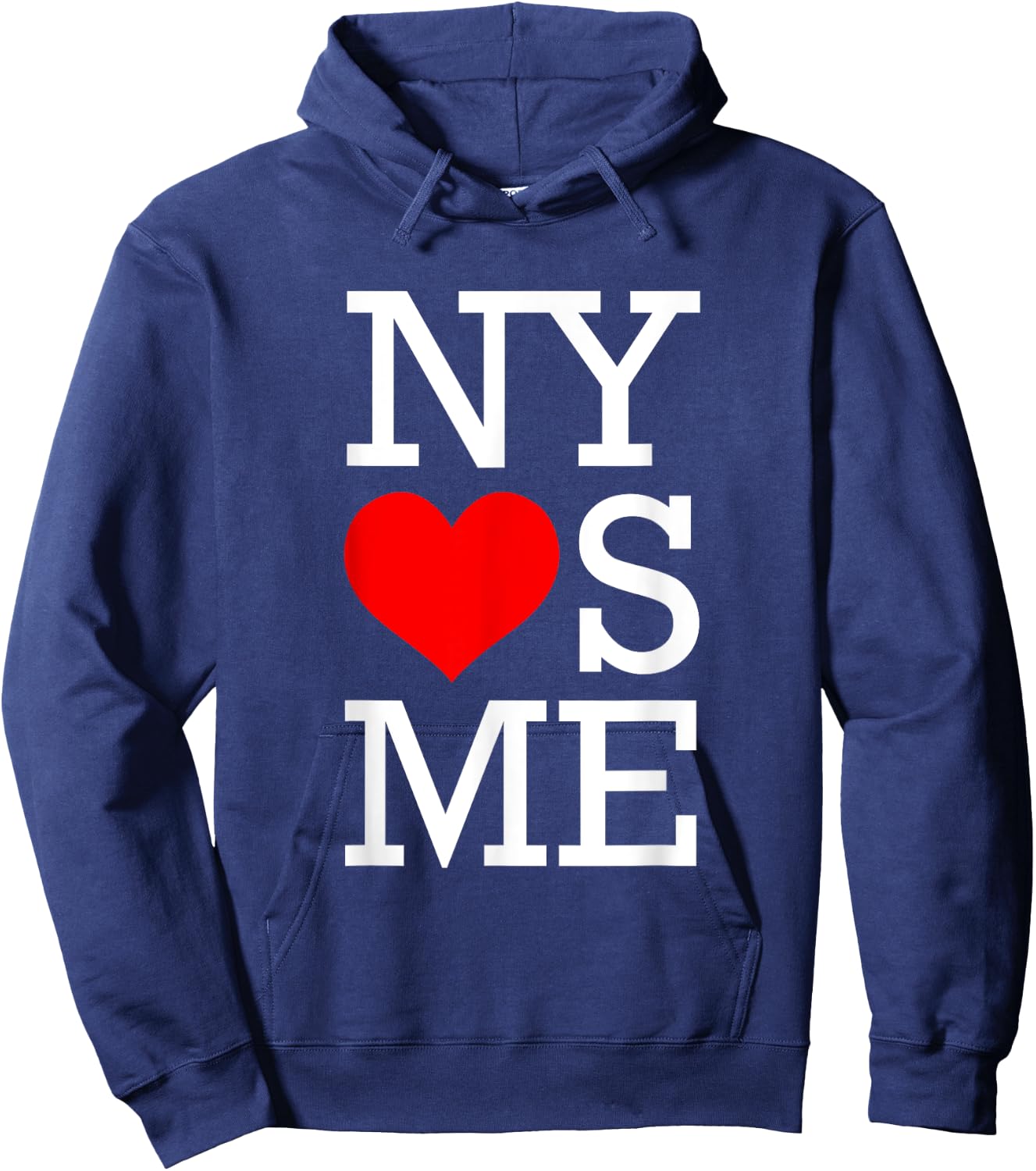 NY Loves Me Funny I Heart New York Hoodie - Hoodie | Navy