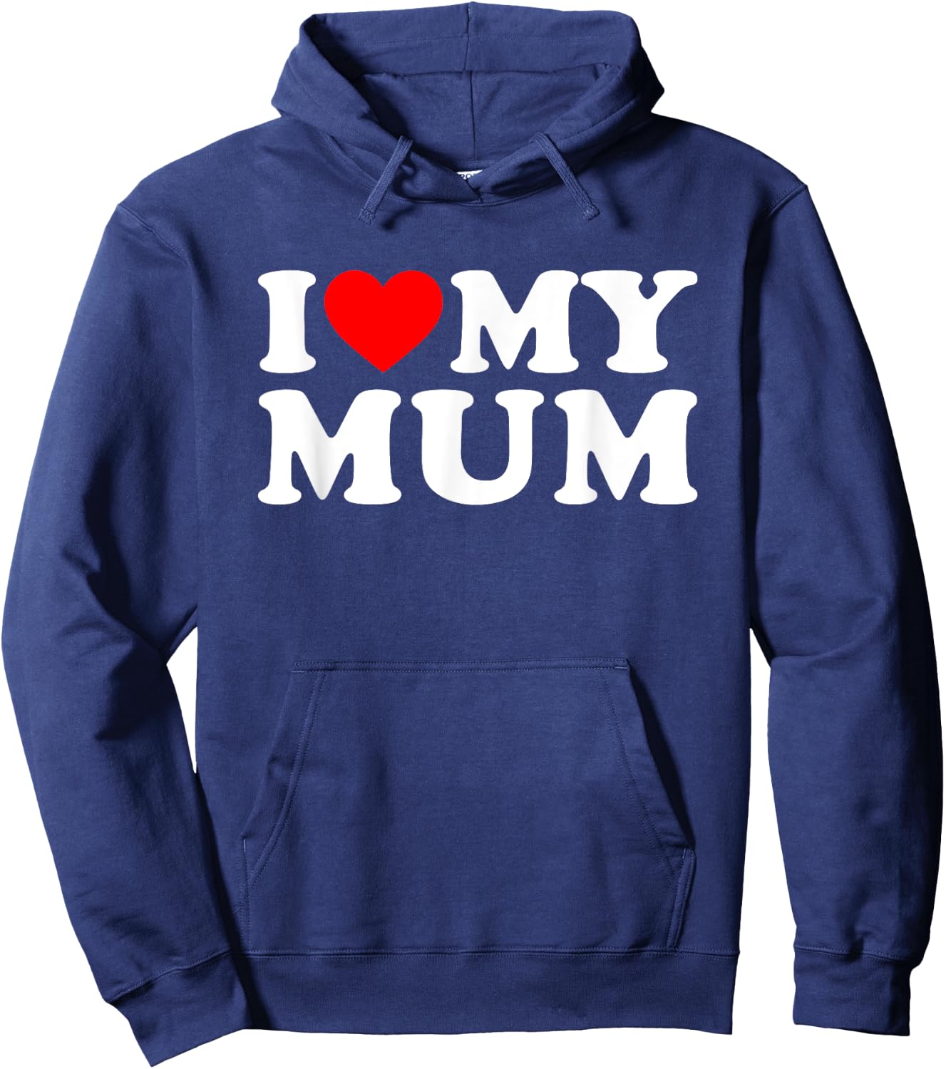 I Love My Mum Hoodie - Hoodie | Navy