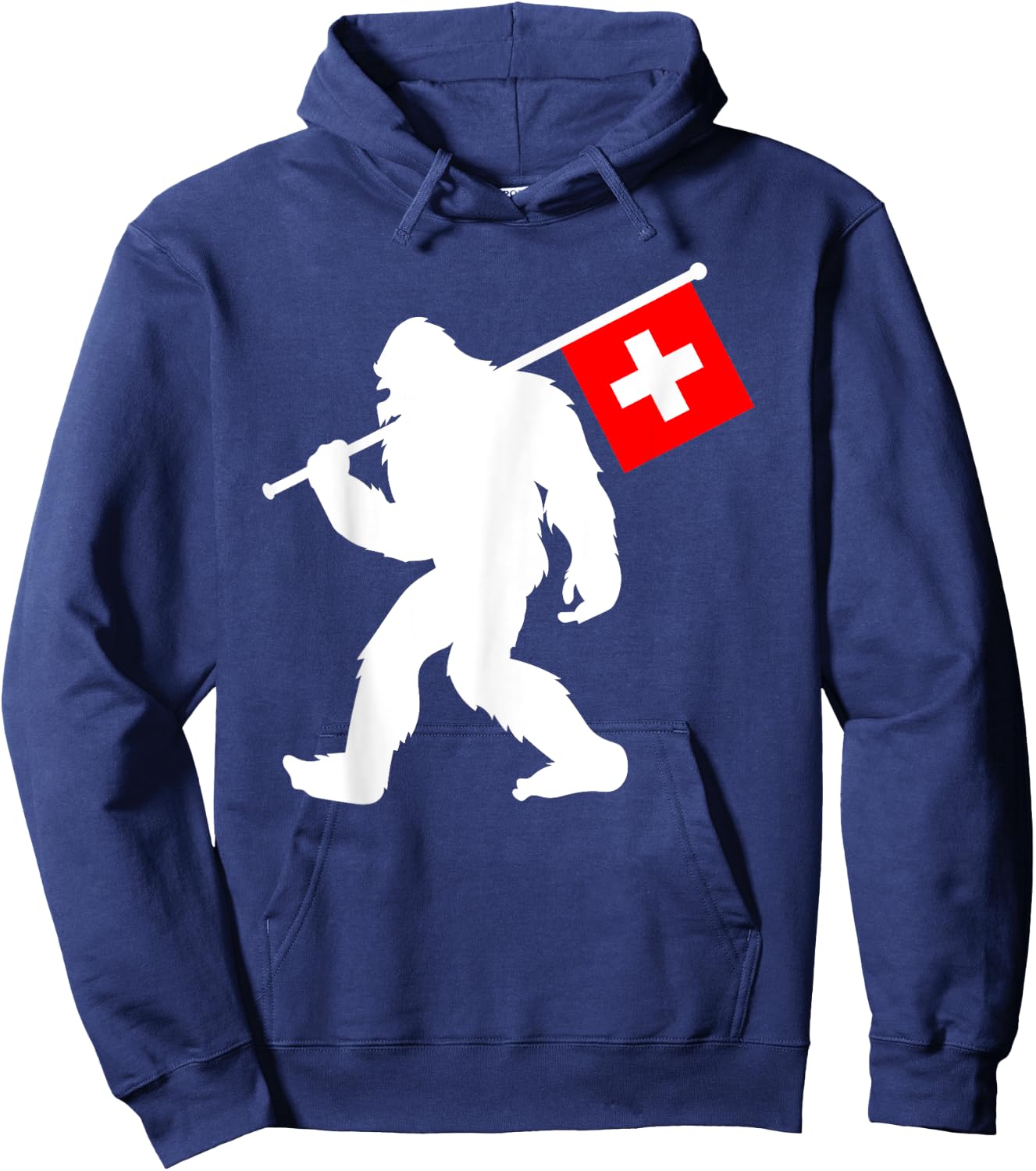 Switzerland Bigfoot Hoodie - Hoodie | Navy