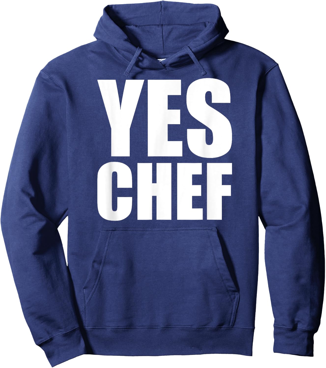 Yes Chef - Funny Chef, Funny Cook Saying, Kitchen Cooking Hoodie - Hoodie | Navy