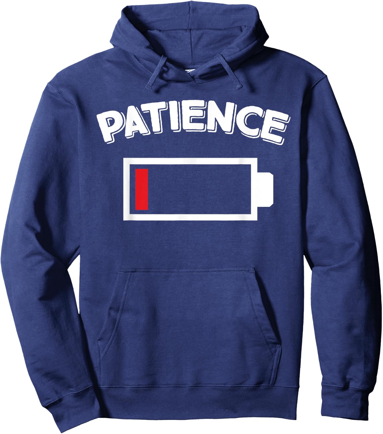 Low Patience Battery Hoodie - Hoodie | Navy