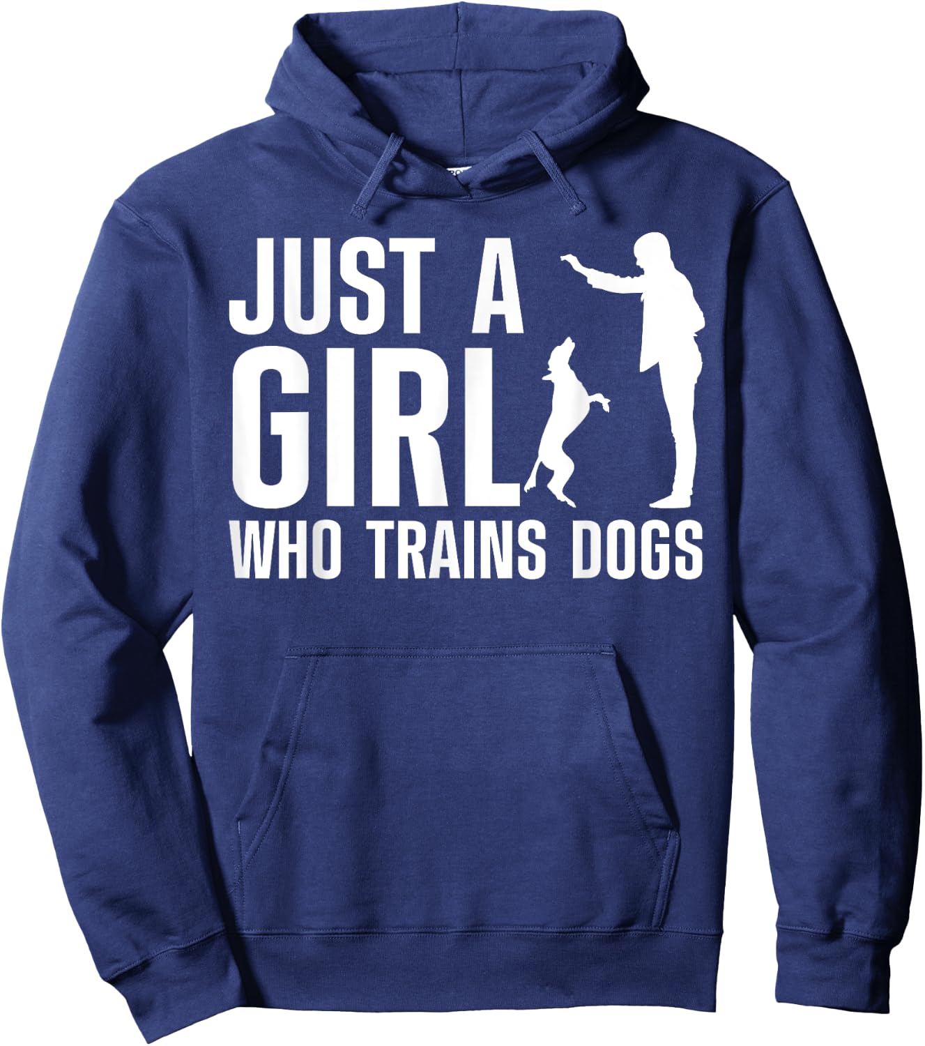 Cute Dog Trainer Girls Training Dog Lover Owner Hoodie - Hoodie | Navy
