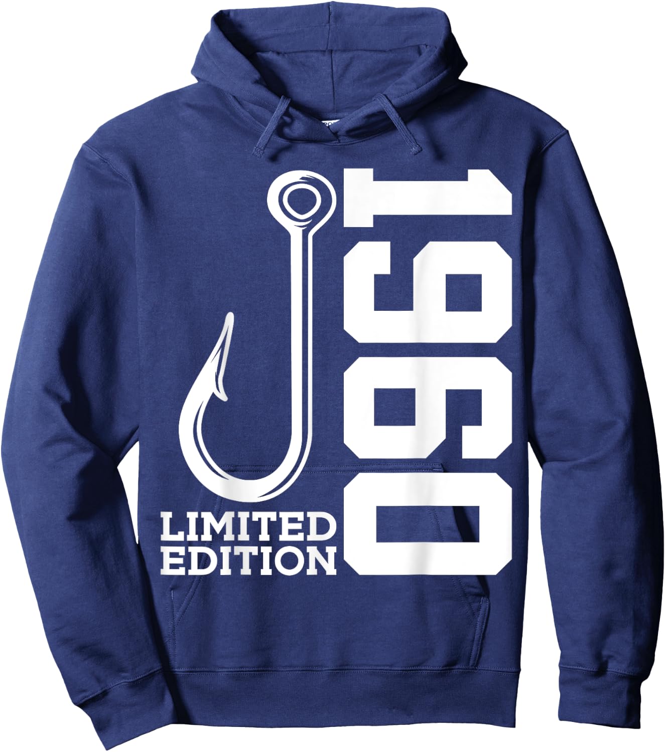 Angler 65th Birthday Fishing Limited Edition 1960 Hoodie - Hoodie | Navy