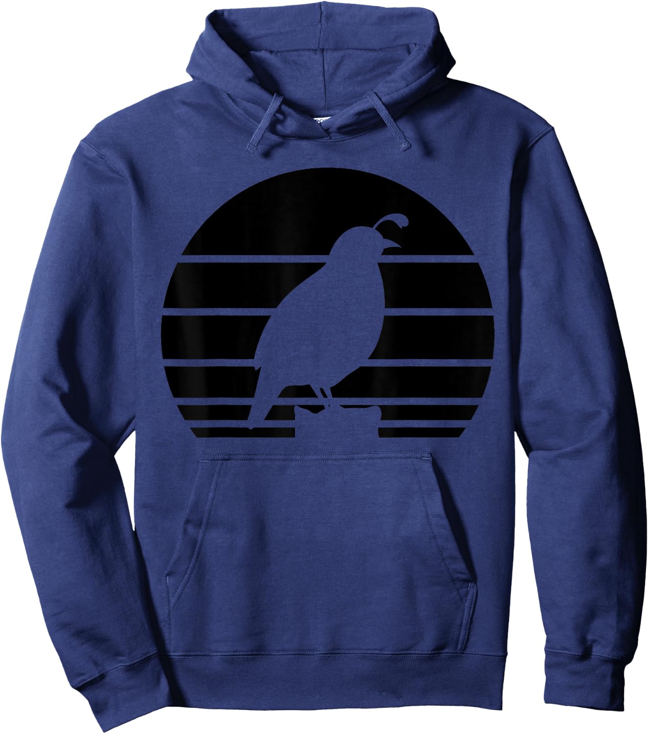 Cool Quail Art Men Women Bird Hunter Quail Upland Hunter Hoodie - Hoodie | Navy