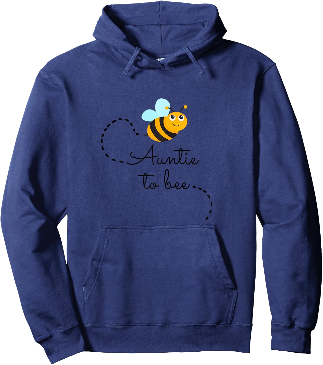 Auntie To Bee I'm Going To Be An Aunty Pregnancy Announce Hoodie - Hoodie | Navy