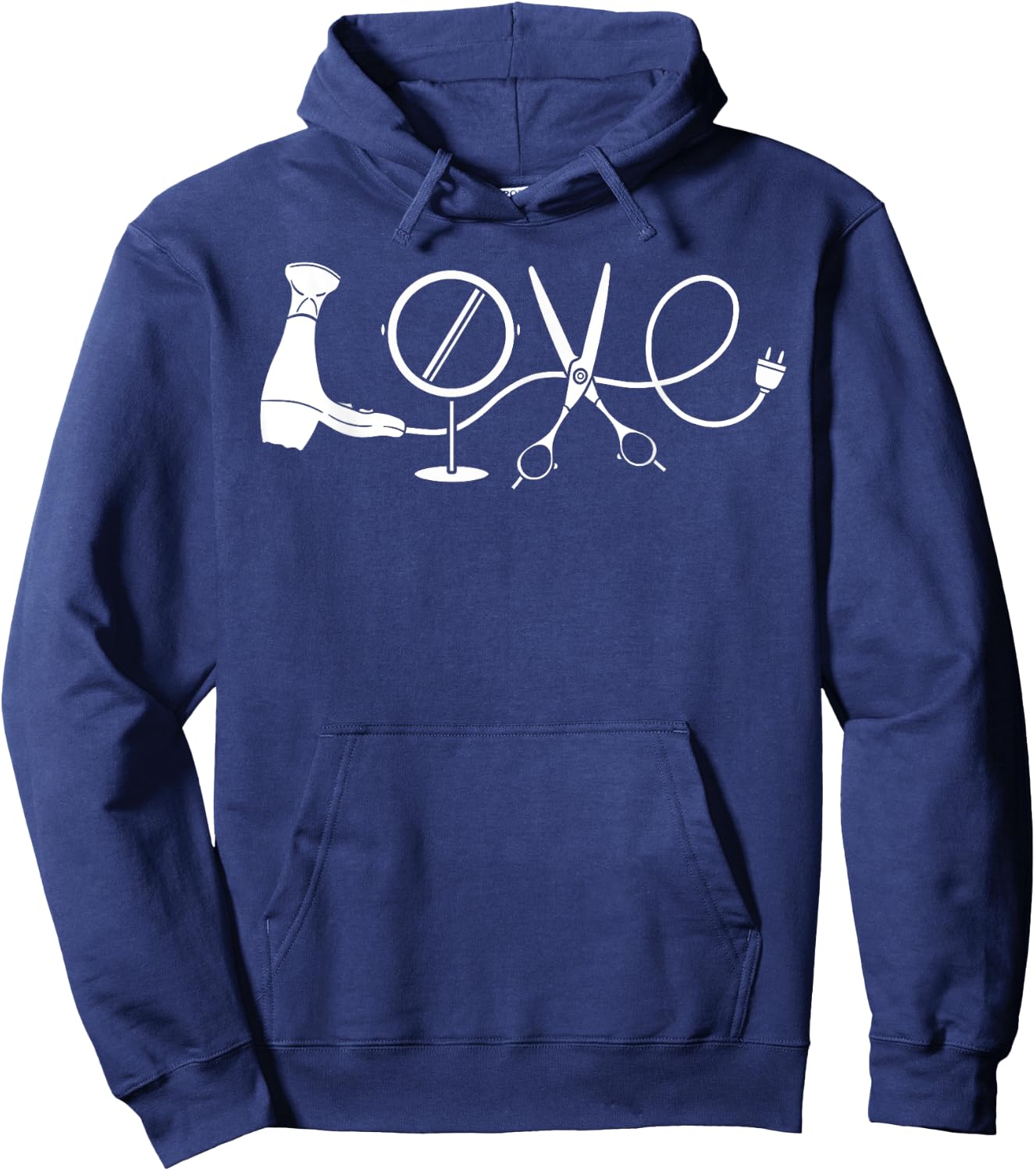 Hairdresser Hairdressing Beauticians Hairstyling Hairstylist Hoodie - Hoodie | Navy