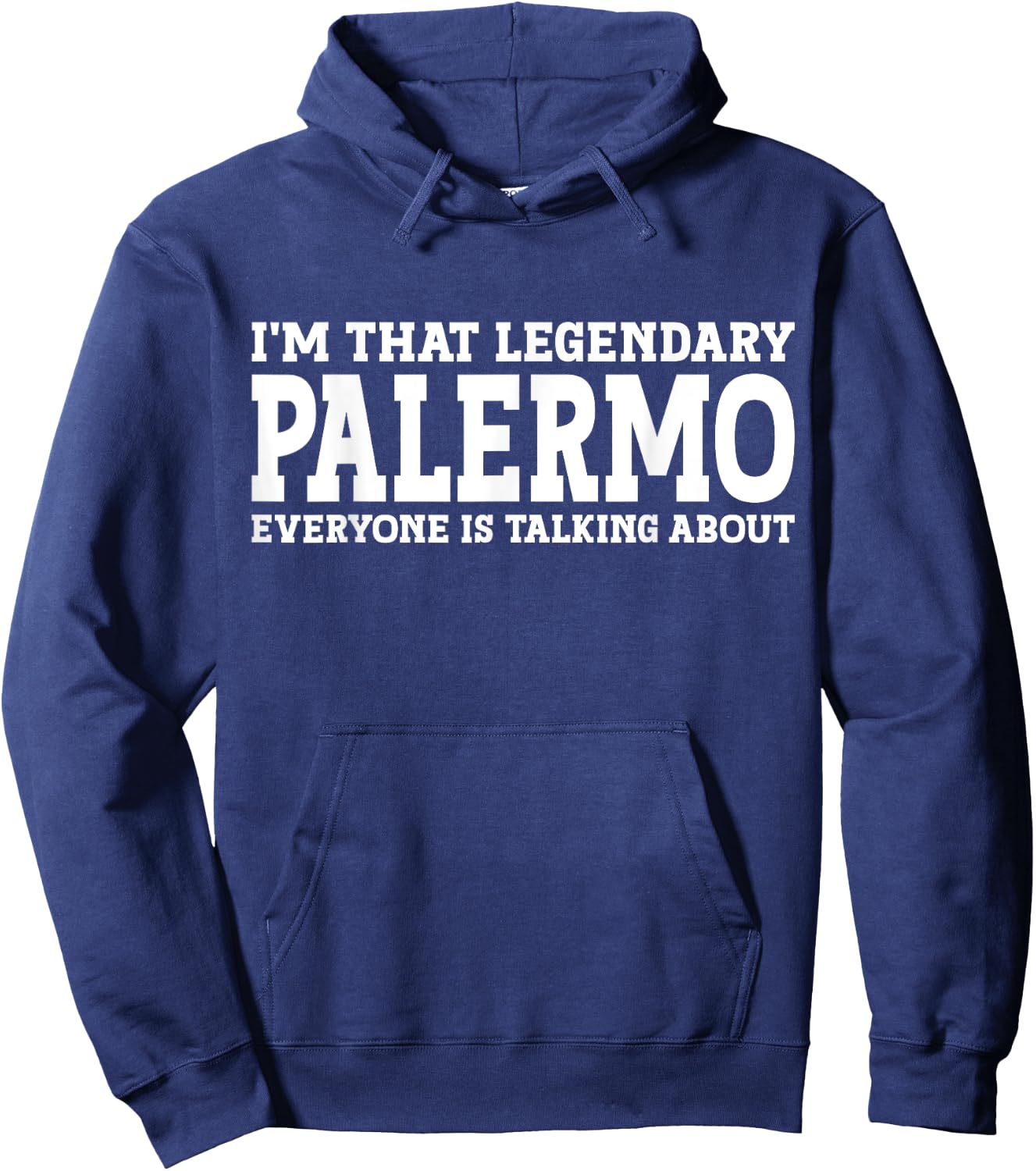 Palermo Surname Funny Team Family Last Name Palermo Hoodie - Hoodie | Navy