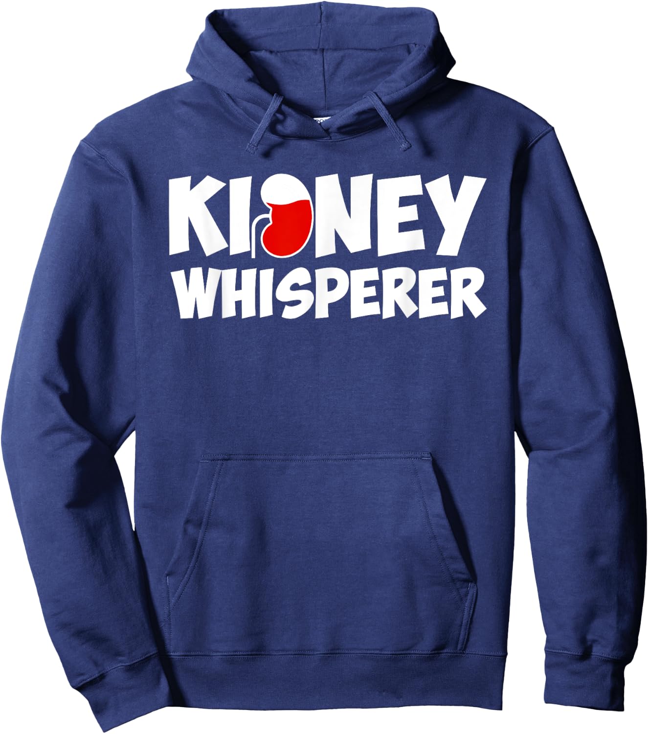 Funny Dialysis Nurse Women Kidney Disease Awareness , Black Hoodie - Hoodie | Navy