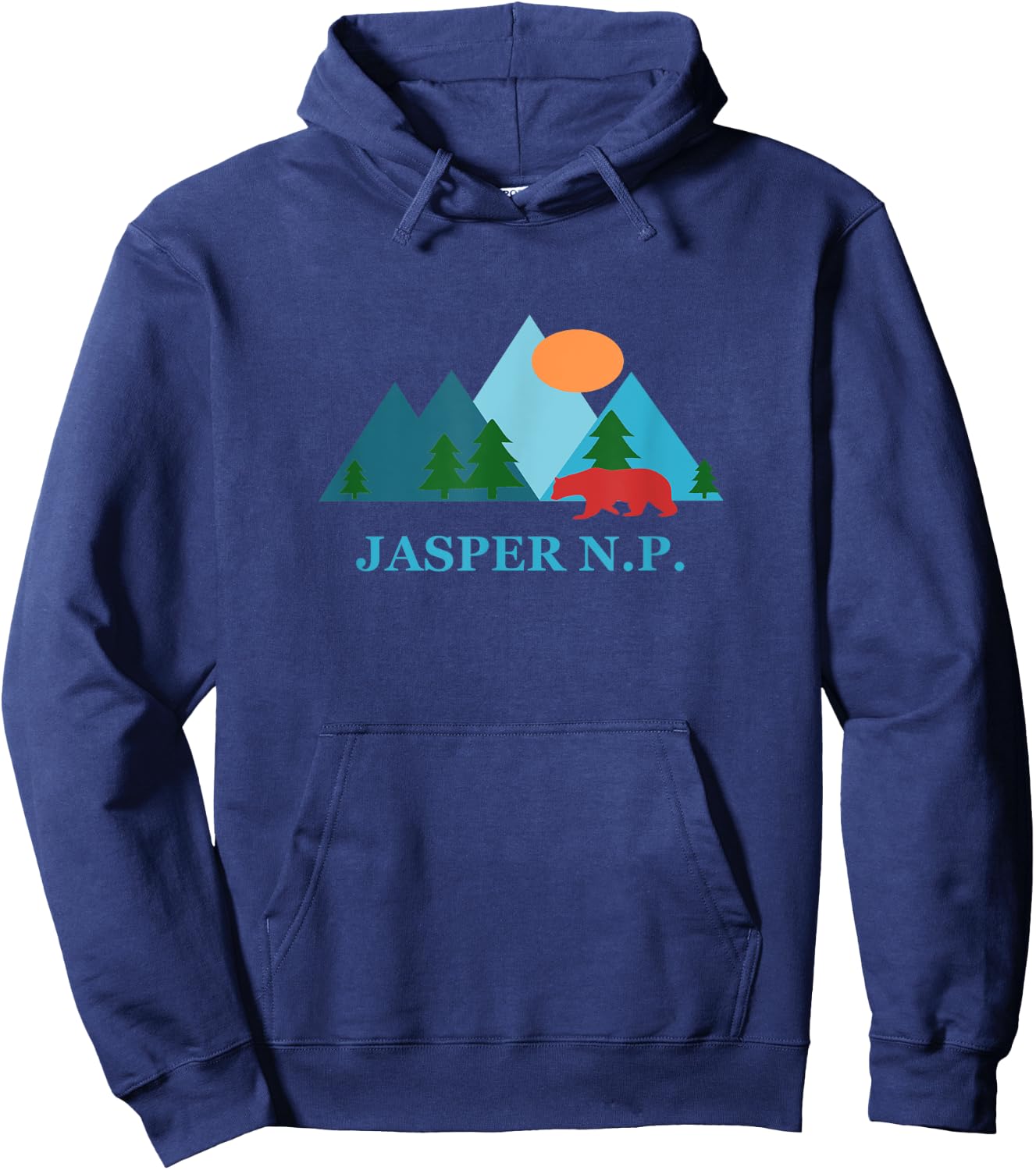Jasper National Park in Canada Nature Vacation Souvenir Hoodie - Hoodie | Navy