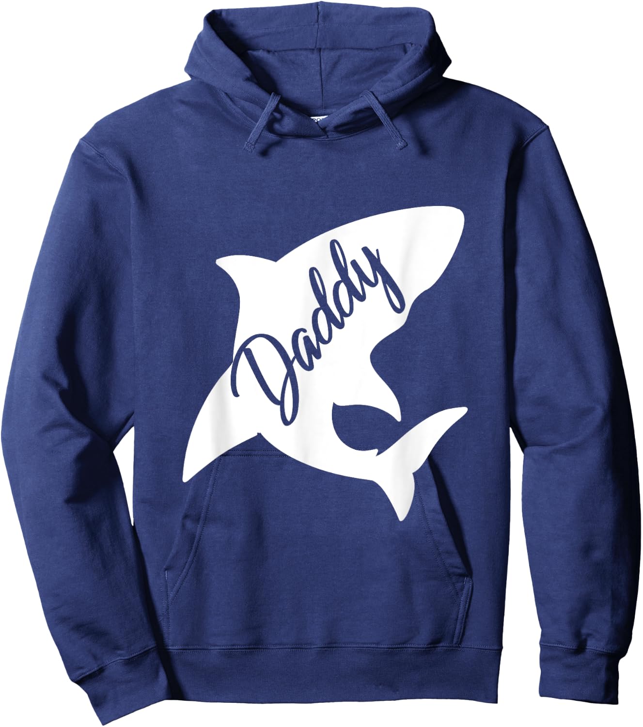 Daddy Shark Matching Family Shirts Shark Hoodie - Hoodie | Navy