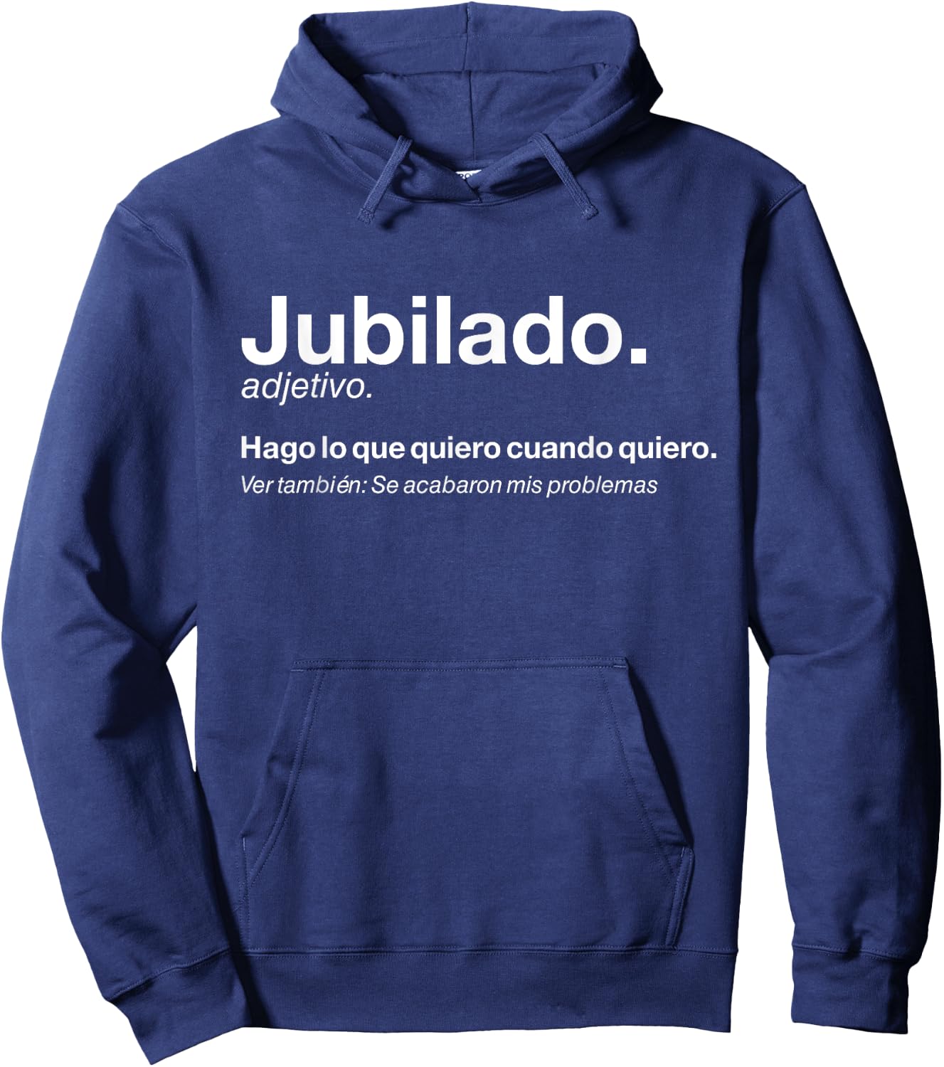 Definición Divertida Jubilado Regalo Fiesta Jubilación Hoodie - Hoodie | Navy