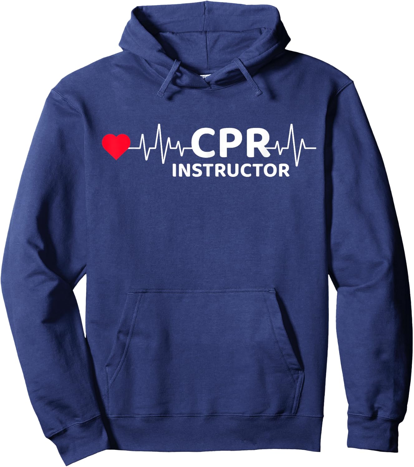 CPR Instructor First Aid EMT EMS Paramedic CPR Instructor Hoodie - Hoodie | Navy