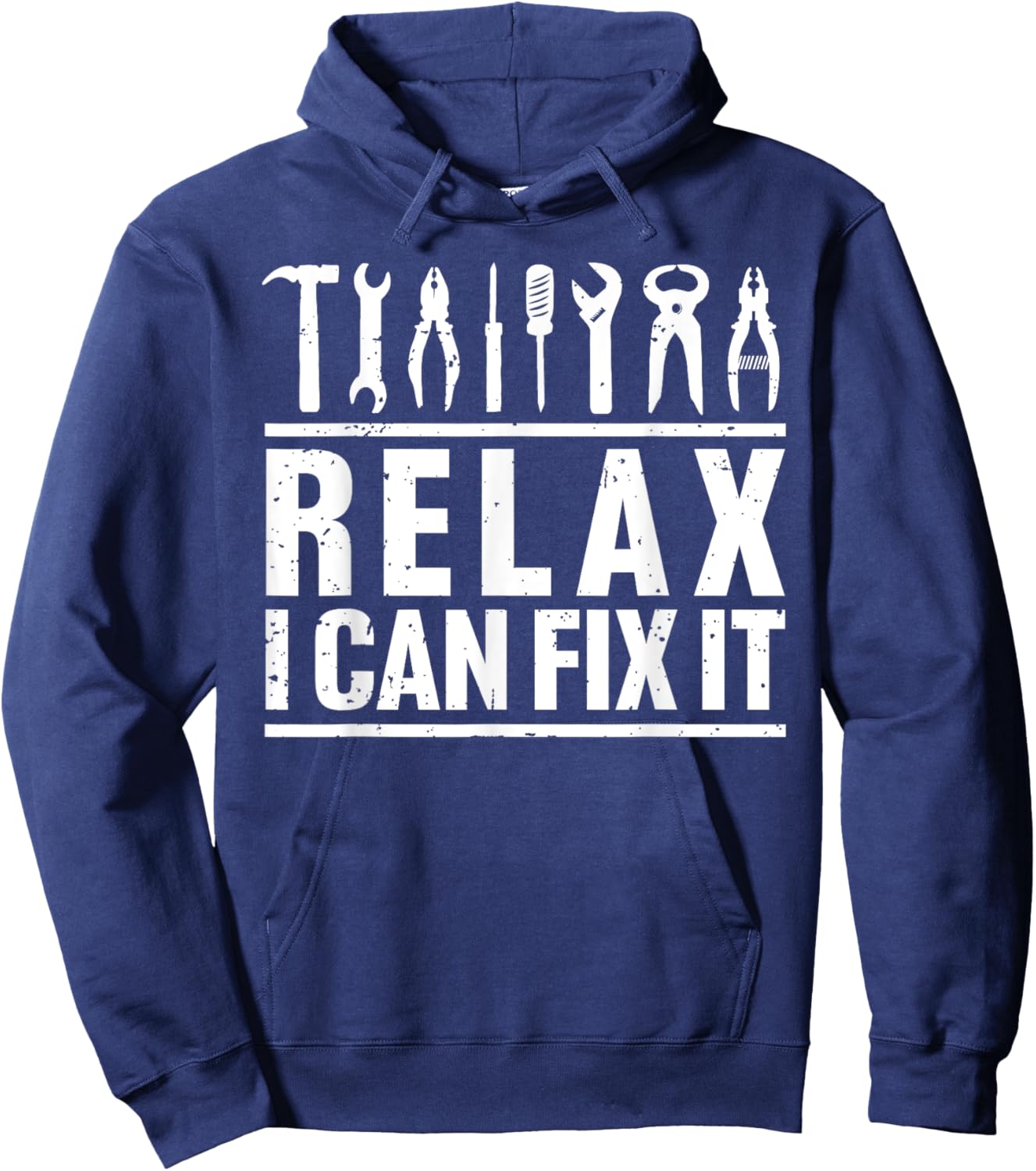 Funny Handyman Design Women Mechanic Repair Worker Hoodie - Hoodie | Navy