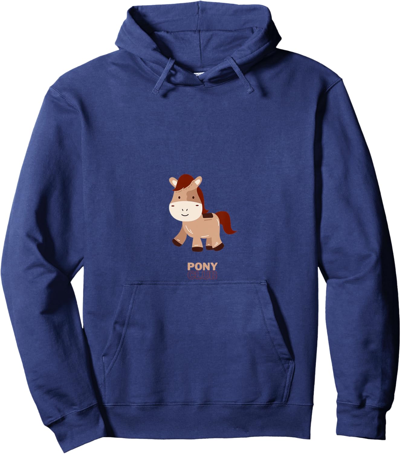 Kids Pony Club Shirt for Girls Gift Riding Horse Top Hoodie - Hoodie | Navy