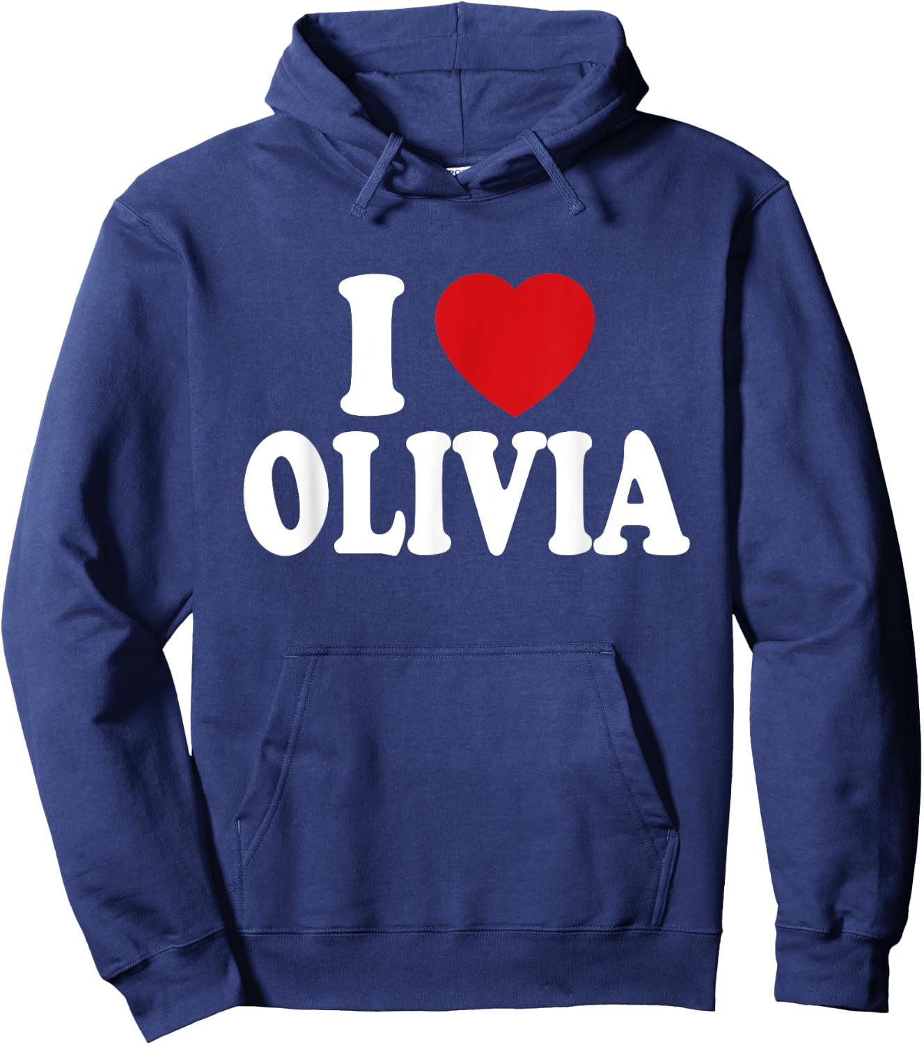I Heart Love Olivia Hoodie - Hoodie | Navy