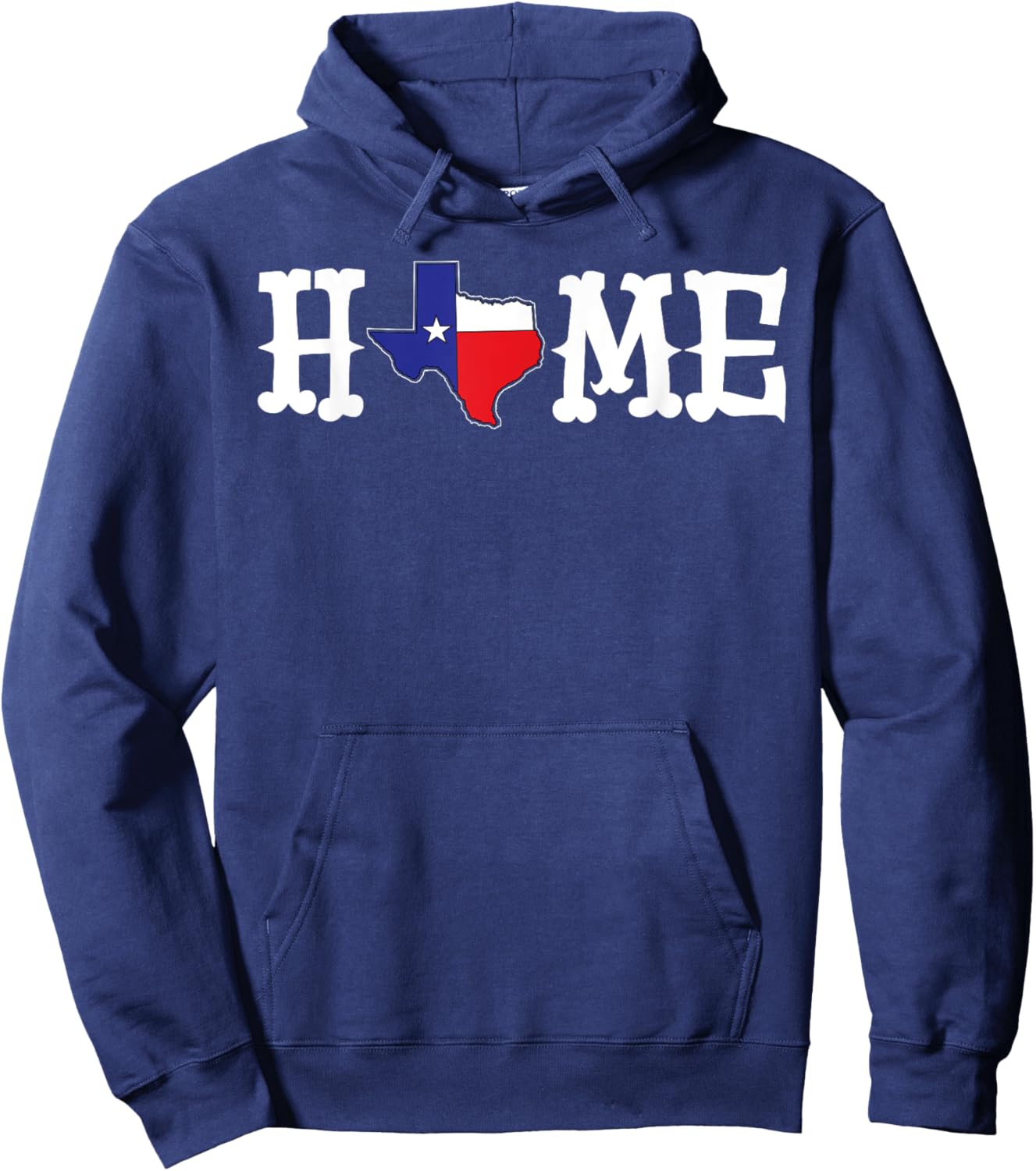 Texas Is Home State Flag Design - I Stand With Texas Hoodie - Hoodie | Navy