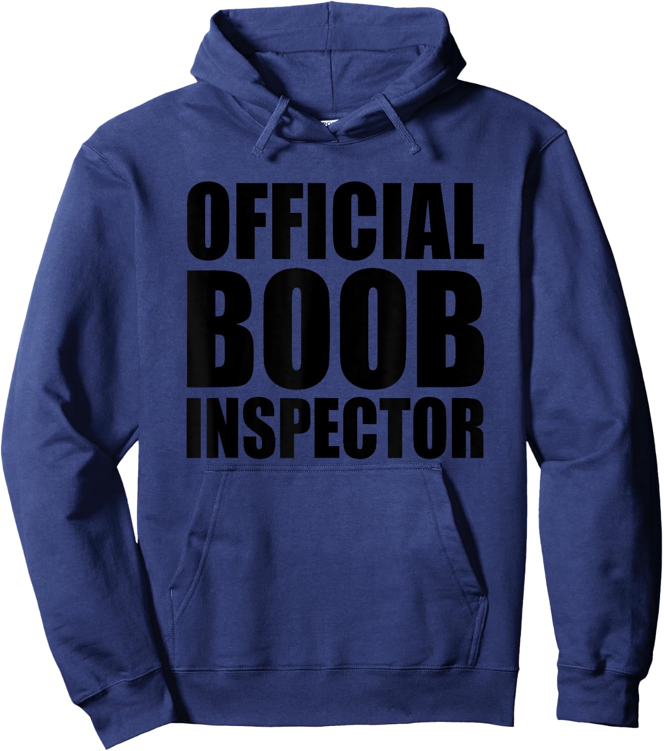 Official Boob Inspector Last Minute Halloween Costume Party Hoodie - Hoodie | Navy