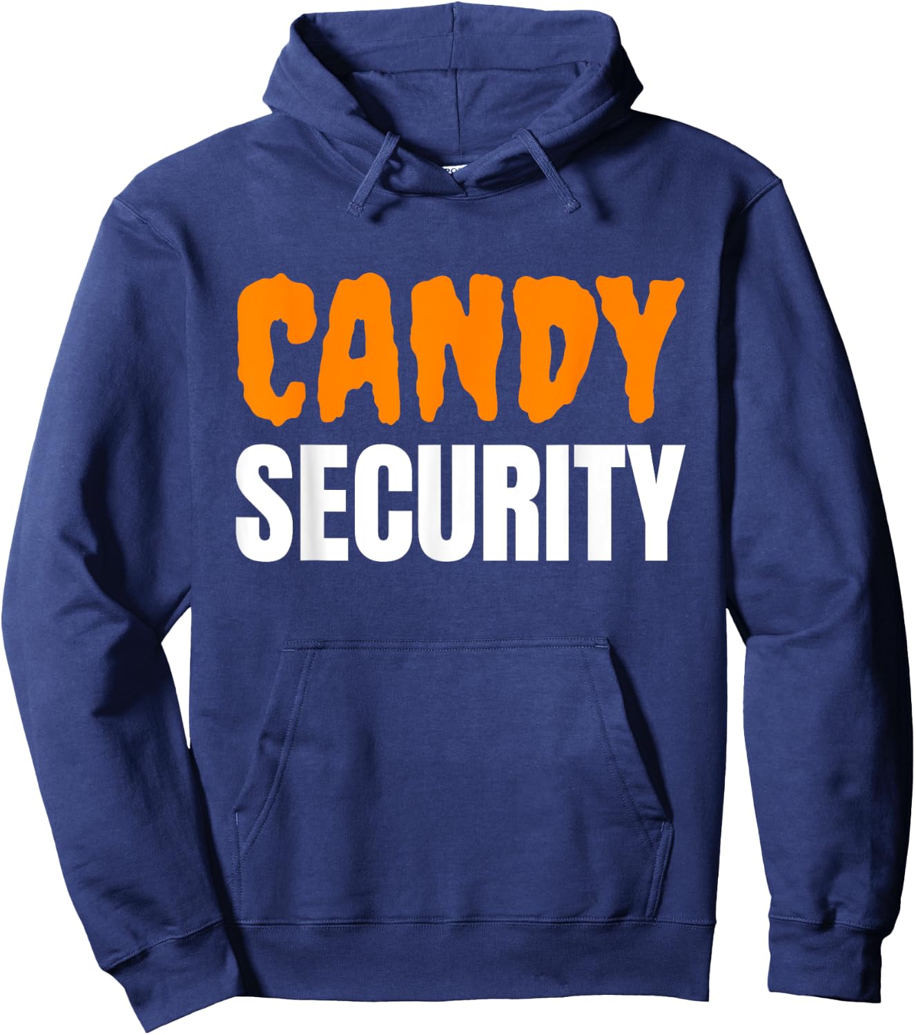 Candy Security Halloween Trick Or Treat Hoodie - Hoodie | Navy